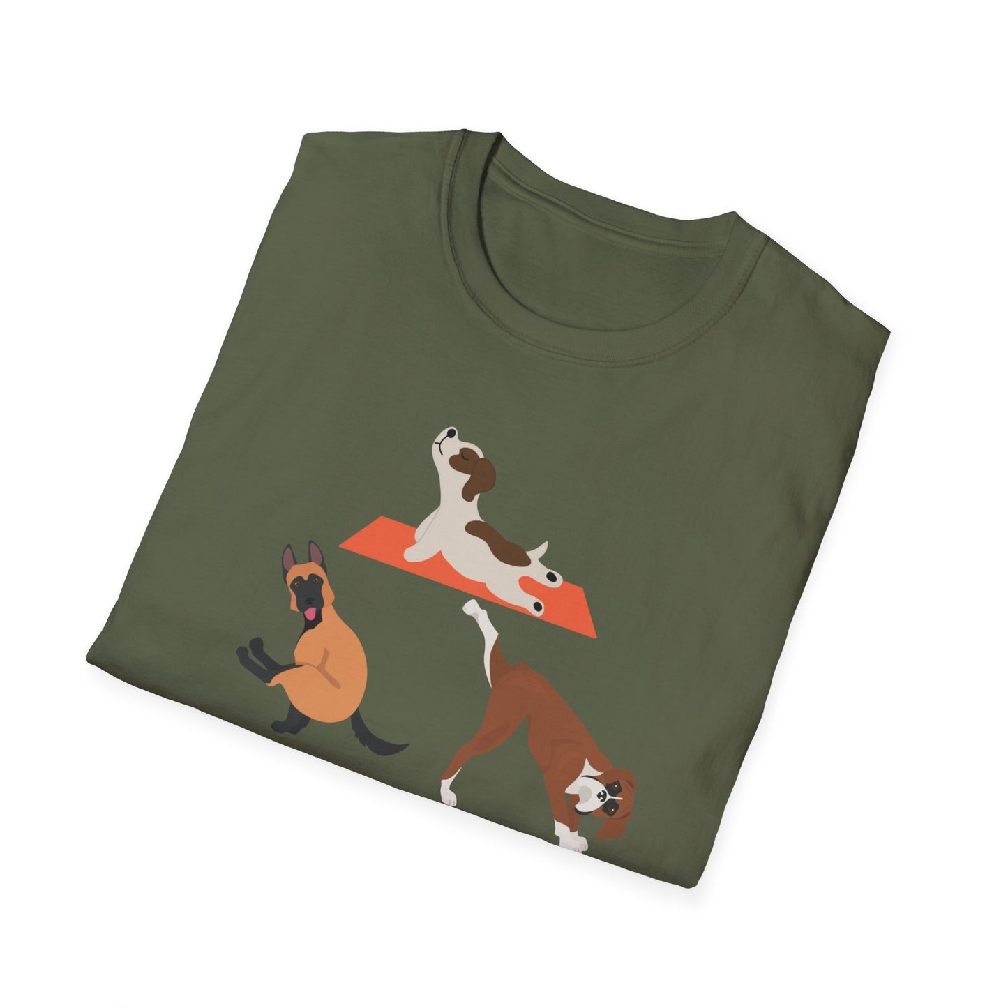Yoga Dogs T-shirt Dog Yoga Shirt Funny Dog T-shirt for Dog Lover gift for Yoga Lover Gift Funny Yoga T Shirt Cute Dogs Doing Yoga Shirt