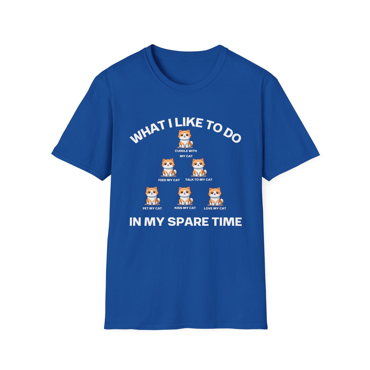 Cat Enthusiast Shirt What I Like To Do In My Spare Time Funny Cats T-shirt for Cat Lovers gifts for Kitty Lover gift Cat Lady Cat Dad Shirts