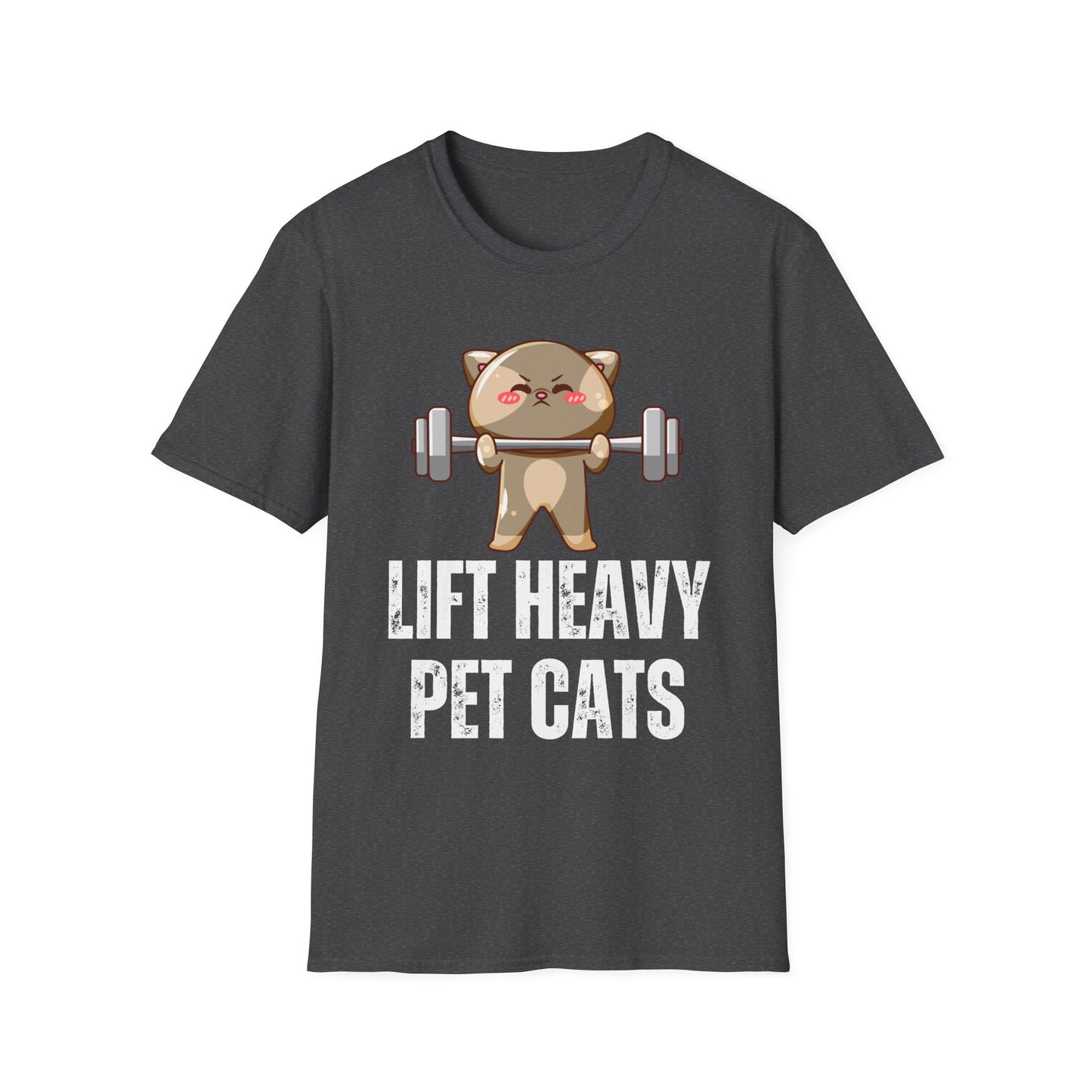 Funny Cat Lifting Weights T Shirt for Cat Lovers gift for Fitness Lover gift for Her Lift Heavy Pet CATS T-shirt Funny Cat Shirt Him gifts