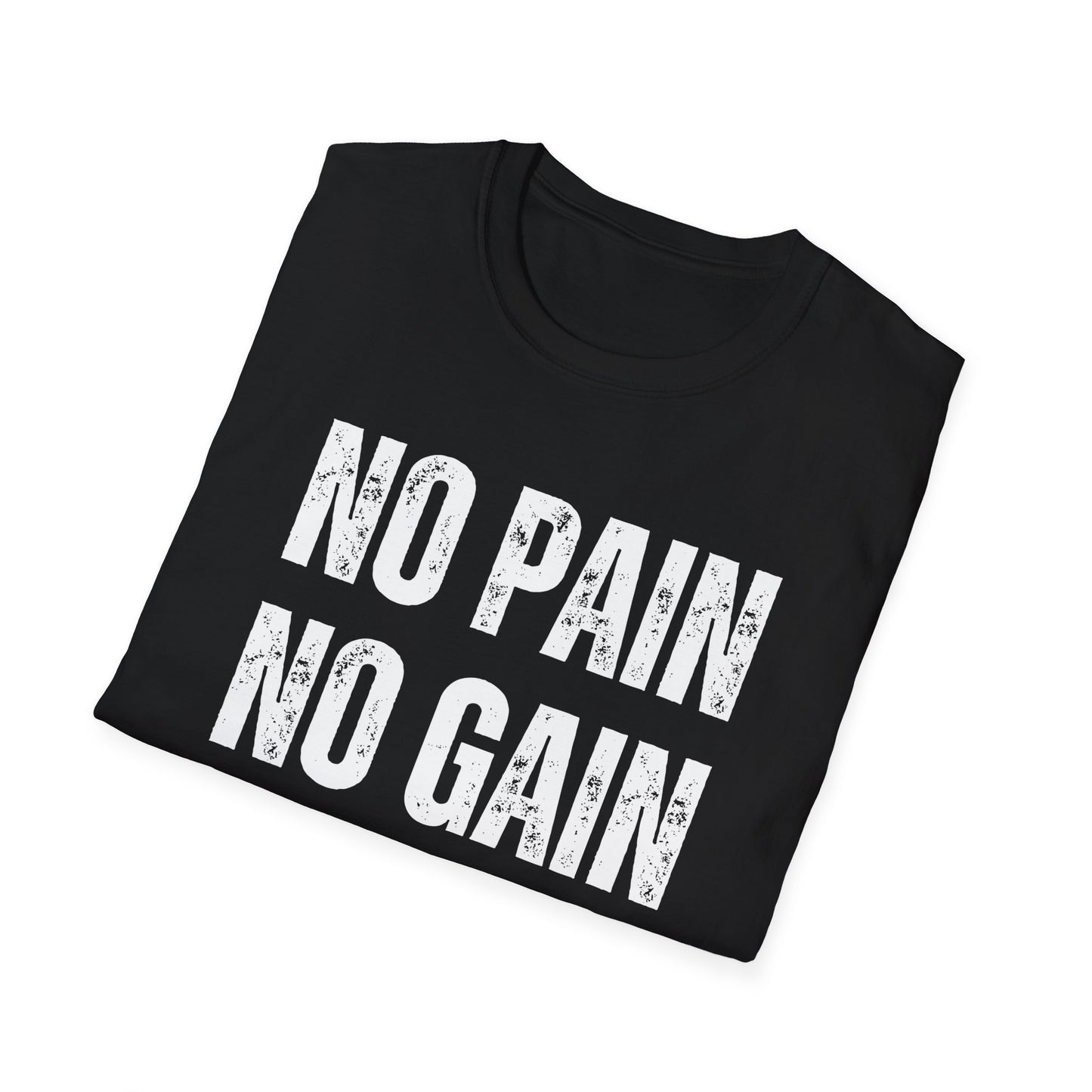 Weightlifting T Shirt Workout T-shirt Gym Lover gift for Him Powerlifting Tee No Pain No Gain Shirt