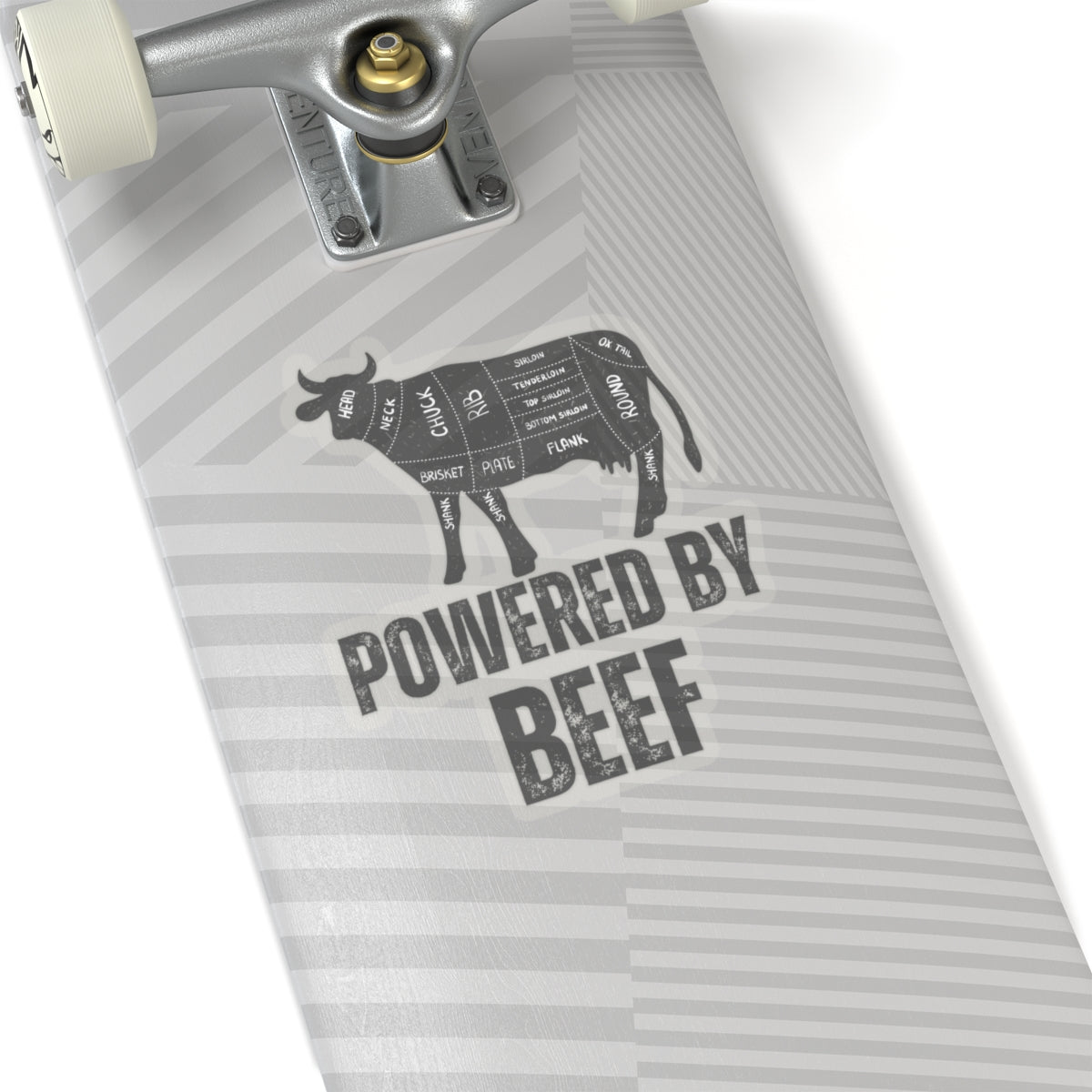 Powered by Beef Lover sticker for Meat Lovers gifts Carnivore Diet sticker for Grilling gift for BBQ Barbecue Steak Lover gift