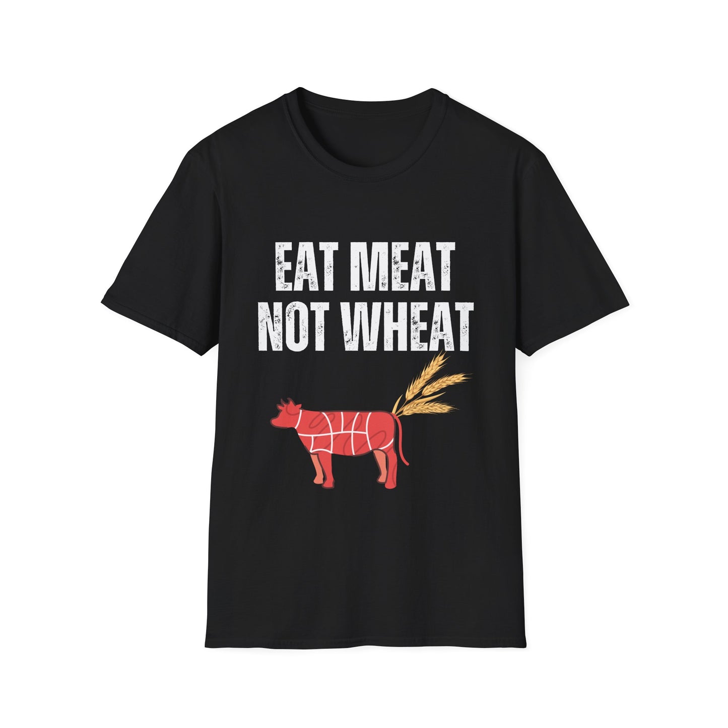 Funny Meat Shirt for Meat Lover gift for Carnivore T-shirt, Funny Meat T Shirt for Meat Lovers Tee EAT MEAT Not WHEAT