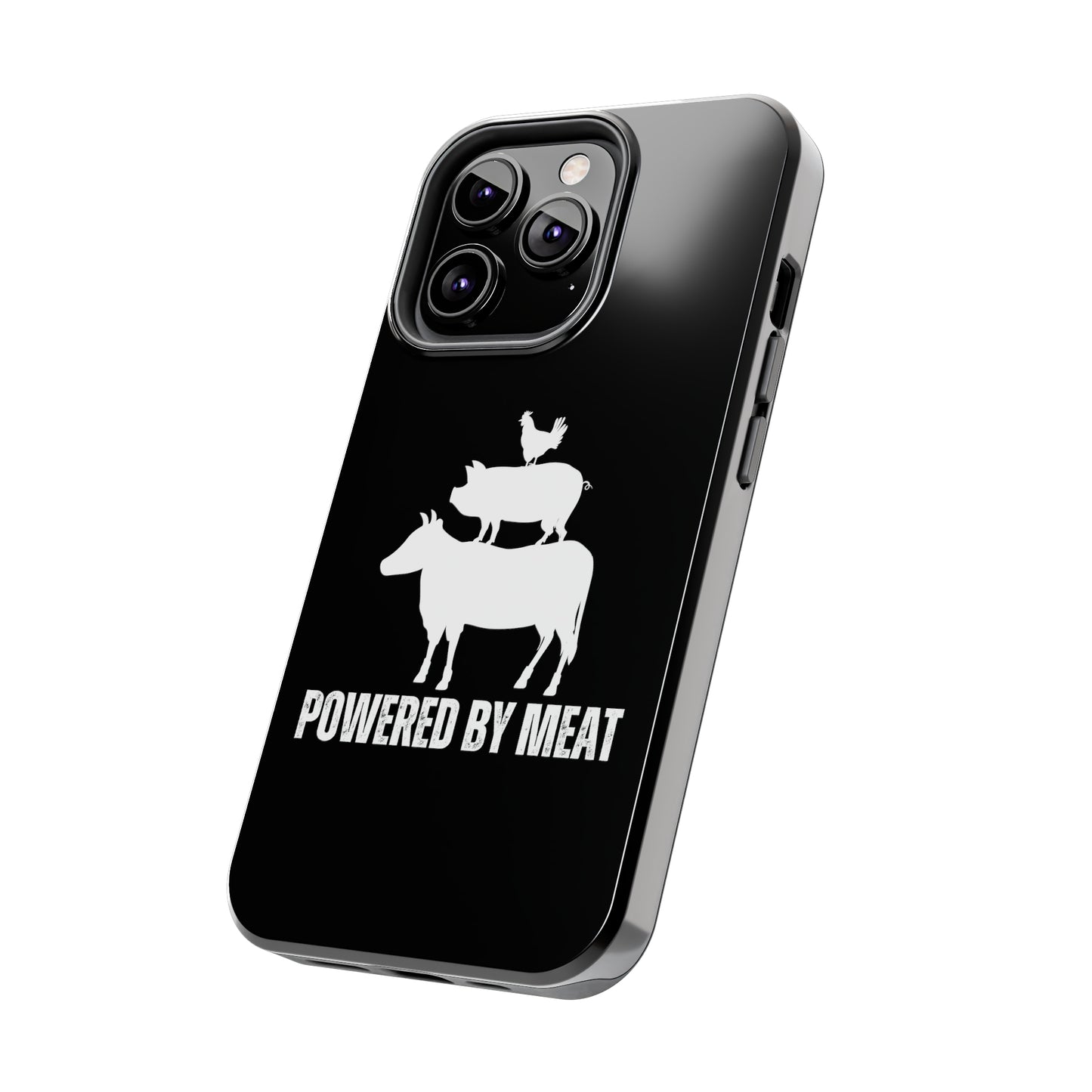 Carnivore Phone Case Powered By Meat Funny Phone case for Carnivore gift for Lion Lover gift for him or her