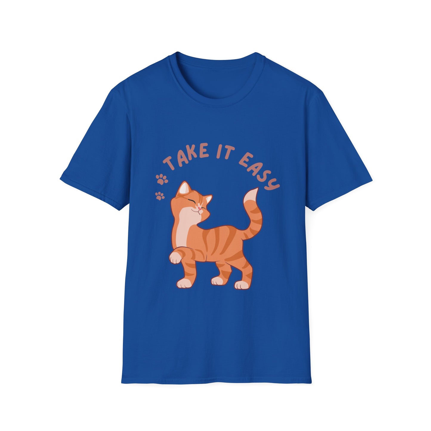 T-shirt Cute Kitten T Shirt for Cat Lover gift for Her Kitten T-Shirt Take It Easy Shirt