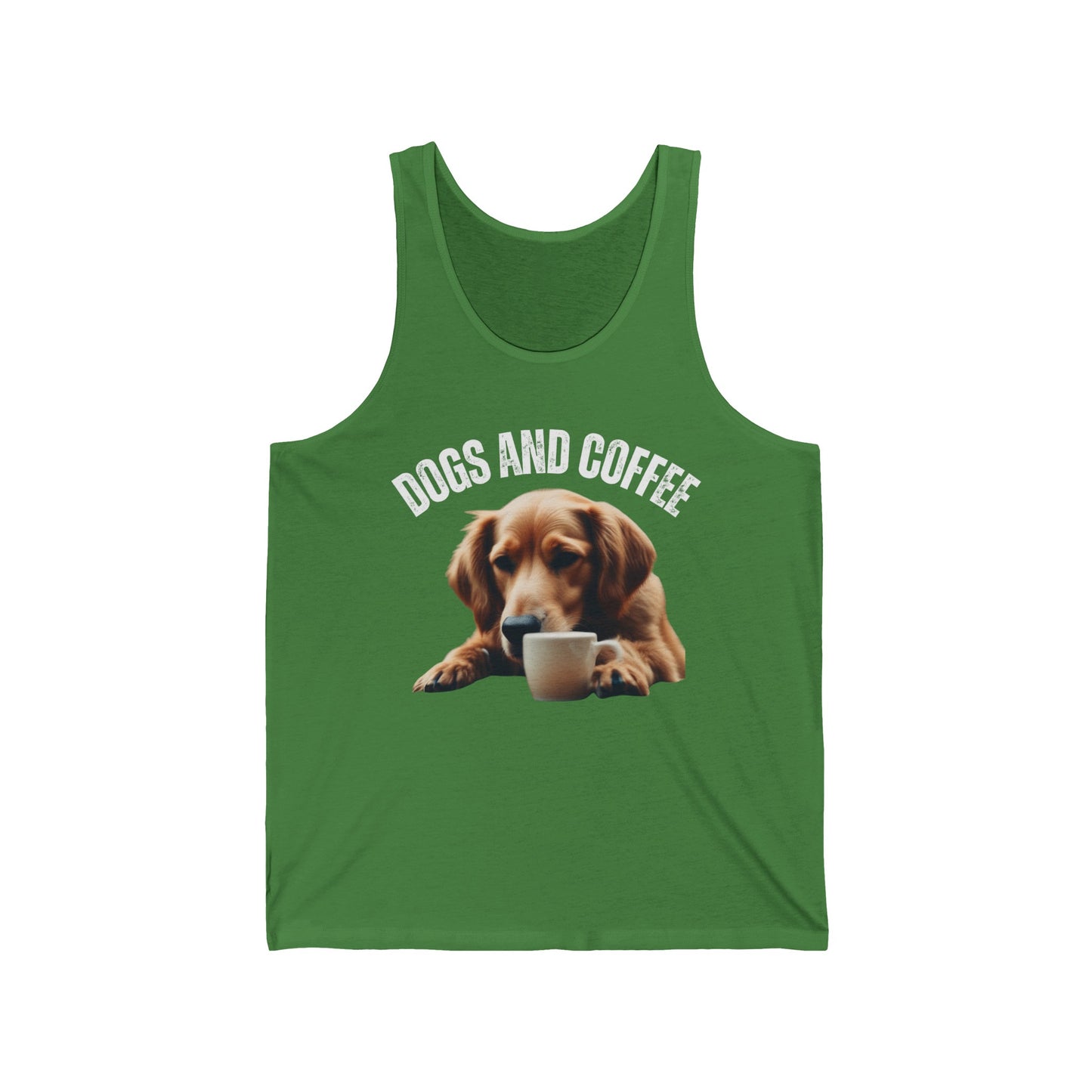Golden retriever Tank Top for Golden retriever gift for Dog Mom gifts for Women Cute Puppy Shirt for Puppy Lovers gift for Coffee Lover