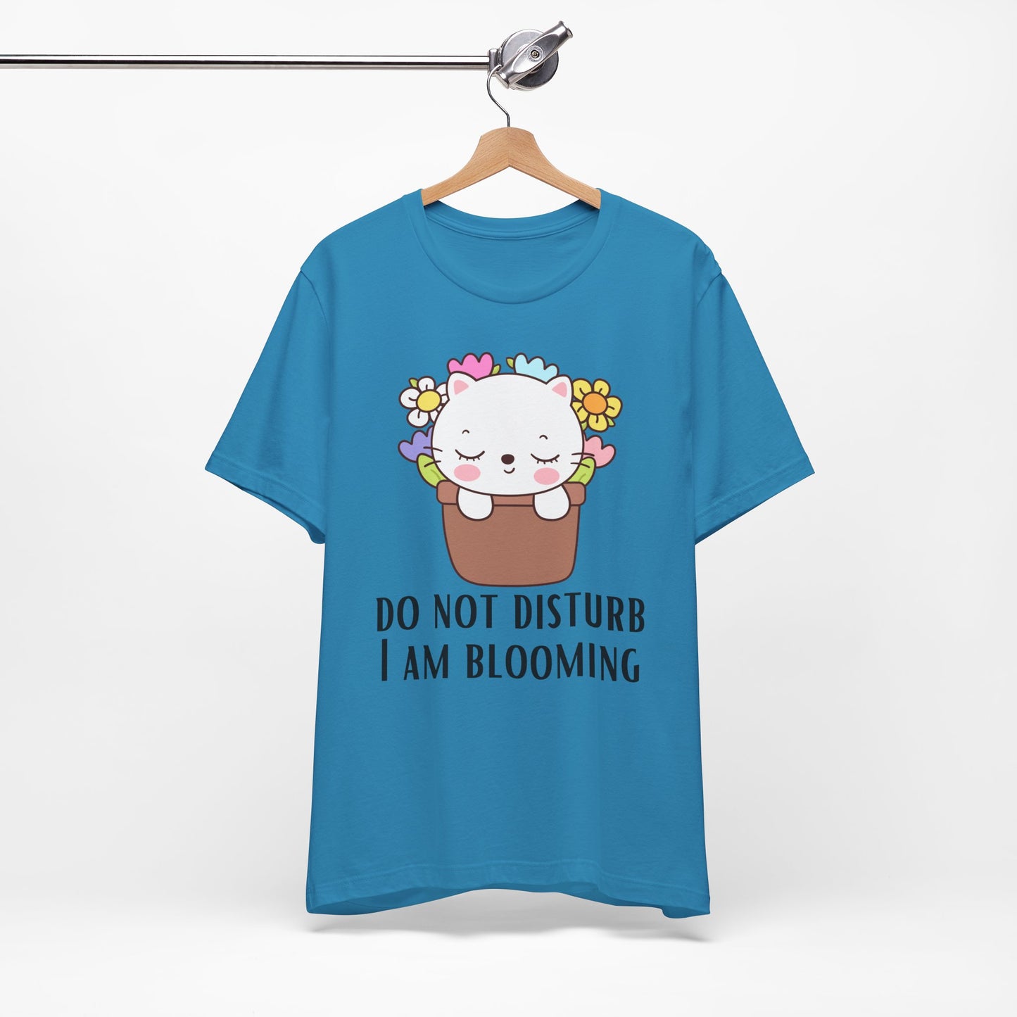 Funny Cat Shirt for Gardner gift Cats & Flower T-Shirt for Mother's Day gifts for Cat Mom T Shirts Do Not Disturb I am Blooming