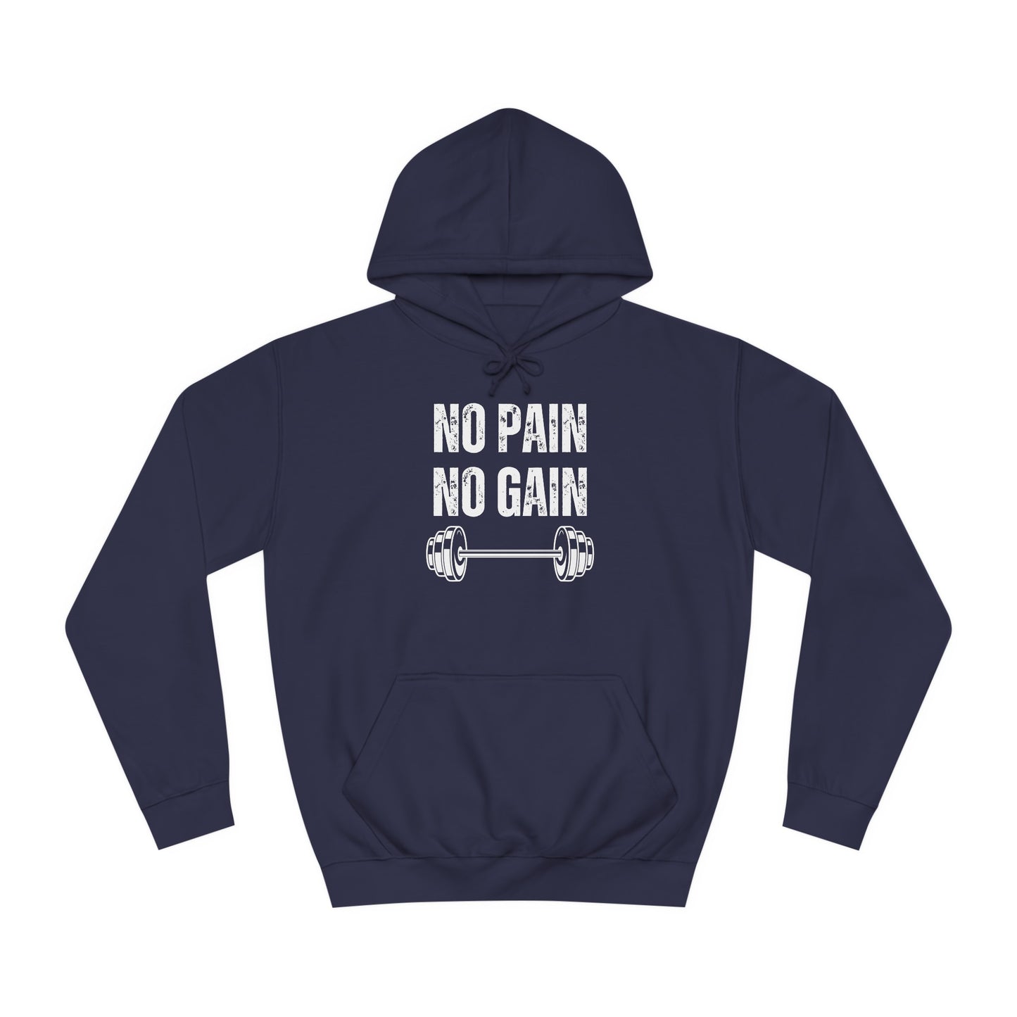 Gym Hoodie for Fitness Lover gift for Workout Lover gift for Powerlifting Hoodie Weightlifting Enthusiast NO PAIN No GAIN Hooded Sweatshirt
