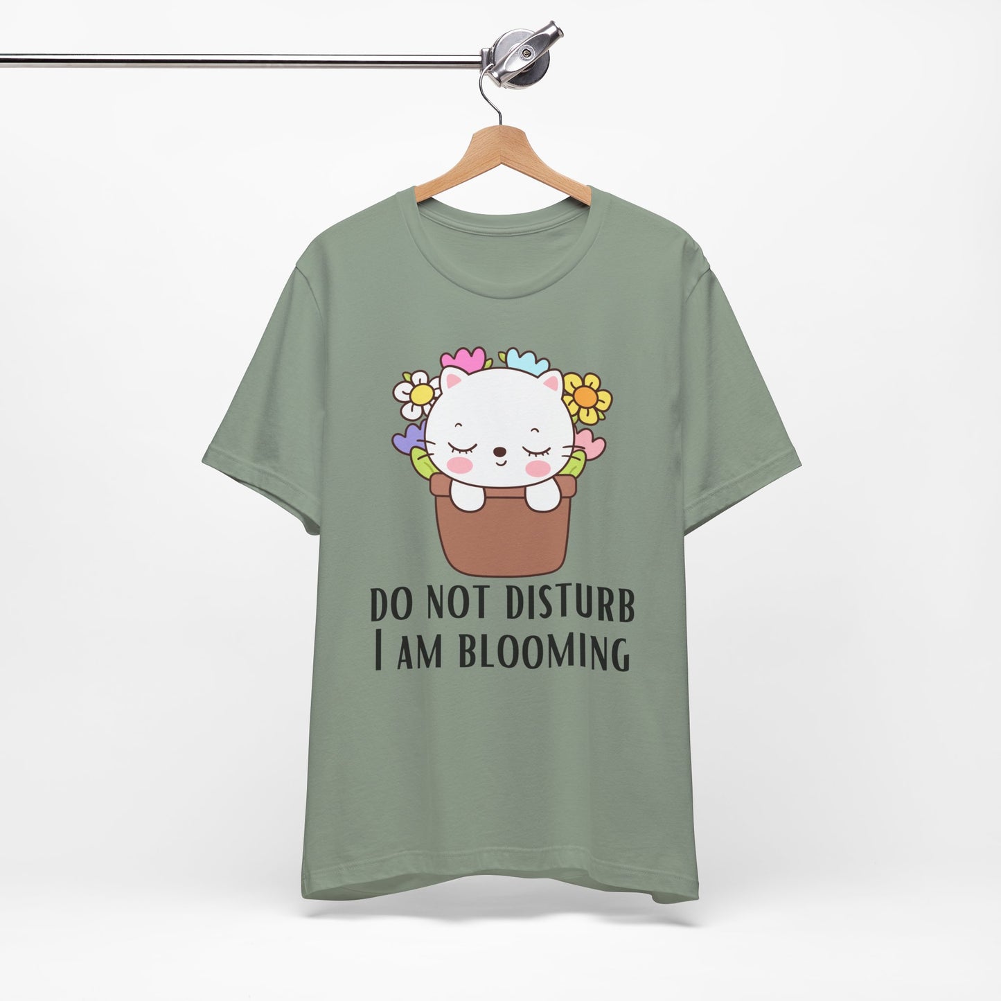 Funny Cat Shirt for Gardner gift Cats & Flower T-Shirt for Mother's Day gifts for Cat Mom T Shirts Do Not Disturb I am Blooming