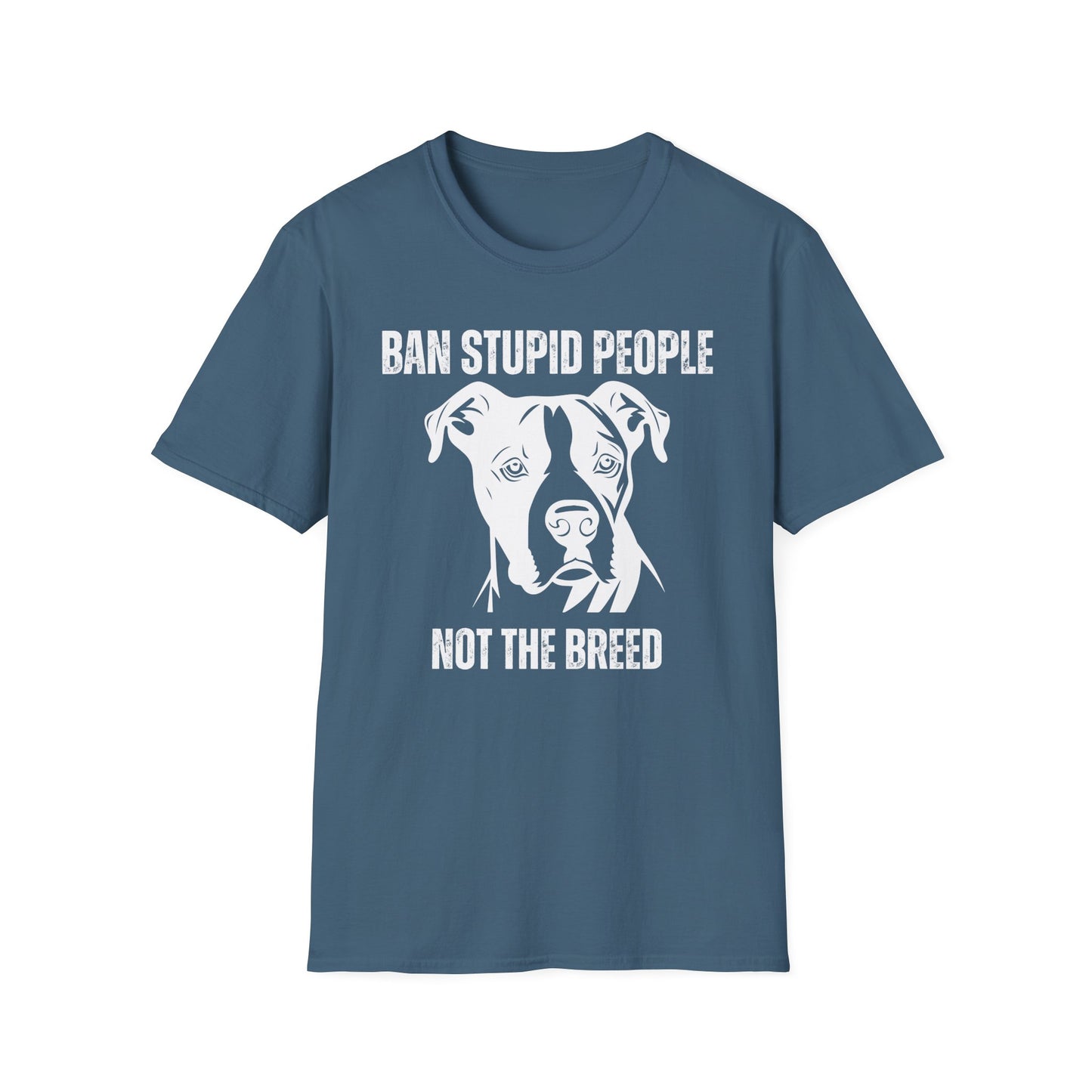 Pit Bull Lover TShirt for Pit Bull Mom gifts for Dog Lover gift for Pit Bull Awareness T-shirts Ban Stupid People Not The Breed Shirt