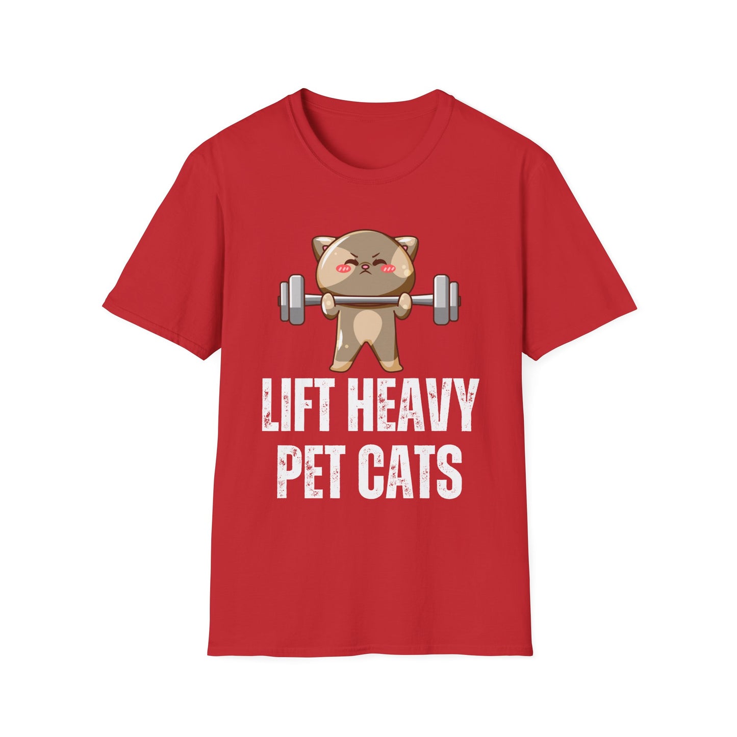 Funny Cat Lifting Weights T Shirt for Cat Lovers gift for Fitness Lover gift for Her Lift Heavy Pet CATS T-shirt Funny Cat Shirt Him gifts