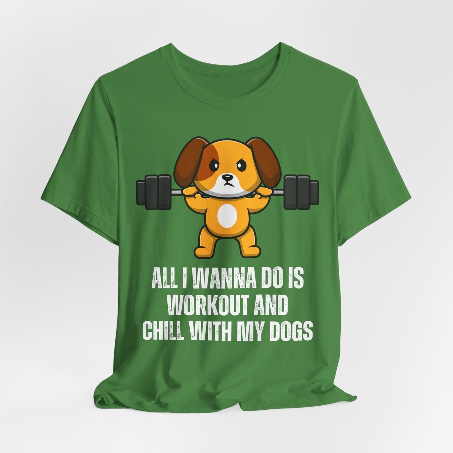 Chill With My Dogs Shirt Funny Gym T-shirts for Dog Love gift for Fitness Lover gift for Workout Men's T Shirt Gym rat Women's Shirts