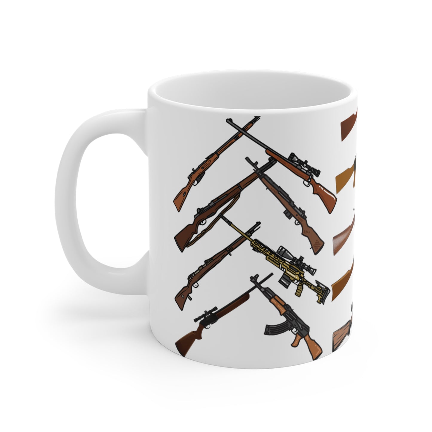 Gun Range Coffee Mug for Gun Lover gift for Gun Enthusiast Gift For Him - Rifle Mug - Pistol Mug - Republican Mug 11oz