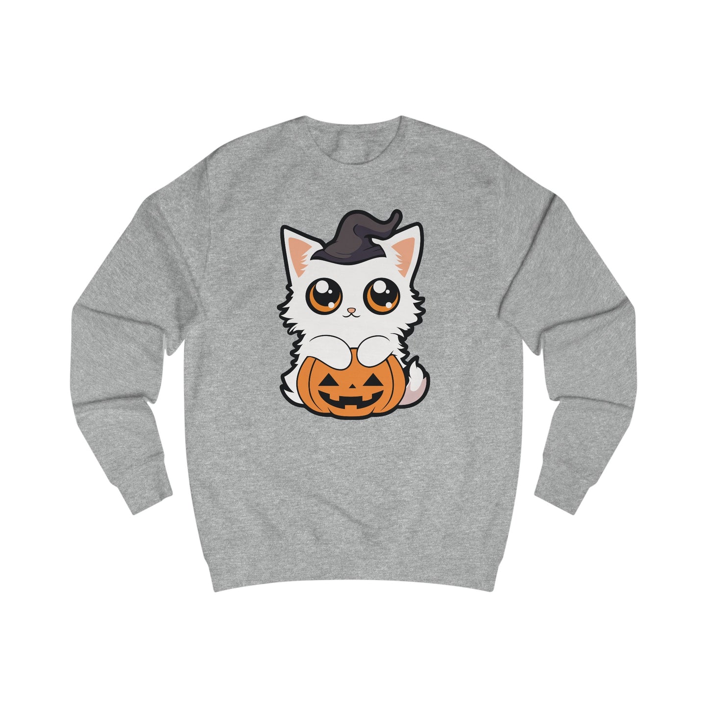 Halloween Cat Sweatshirt for Halloween gifts for Cat Mom gifts for Cat Lovers Sweatshirts Kitty Sweater for Halloween Sweaters for her gift