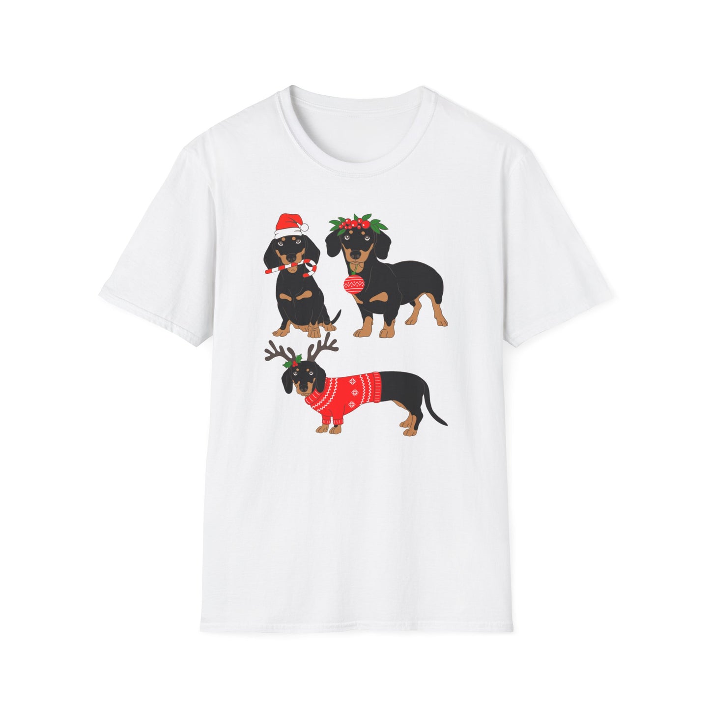 Dachshund Tshirt for Christmas present for Dog Lover gift for Dachshund Mom gifts Cute Weiner Dog Tshirt for Women's Christmas gifts