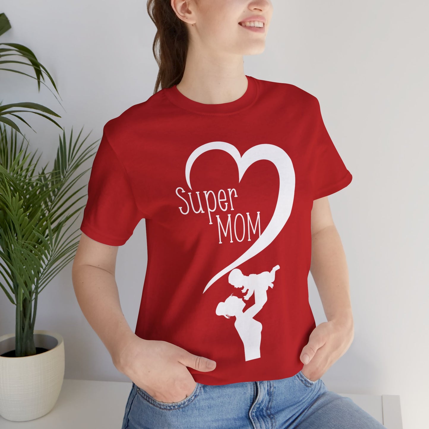 Super Mom T Shirt Cute Moms T-shirts for Mom gifts for Mothers Day gift for Her Cute Momma Shirts Mommy T Shirts Mom and Child
