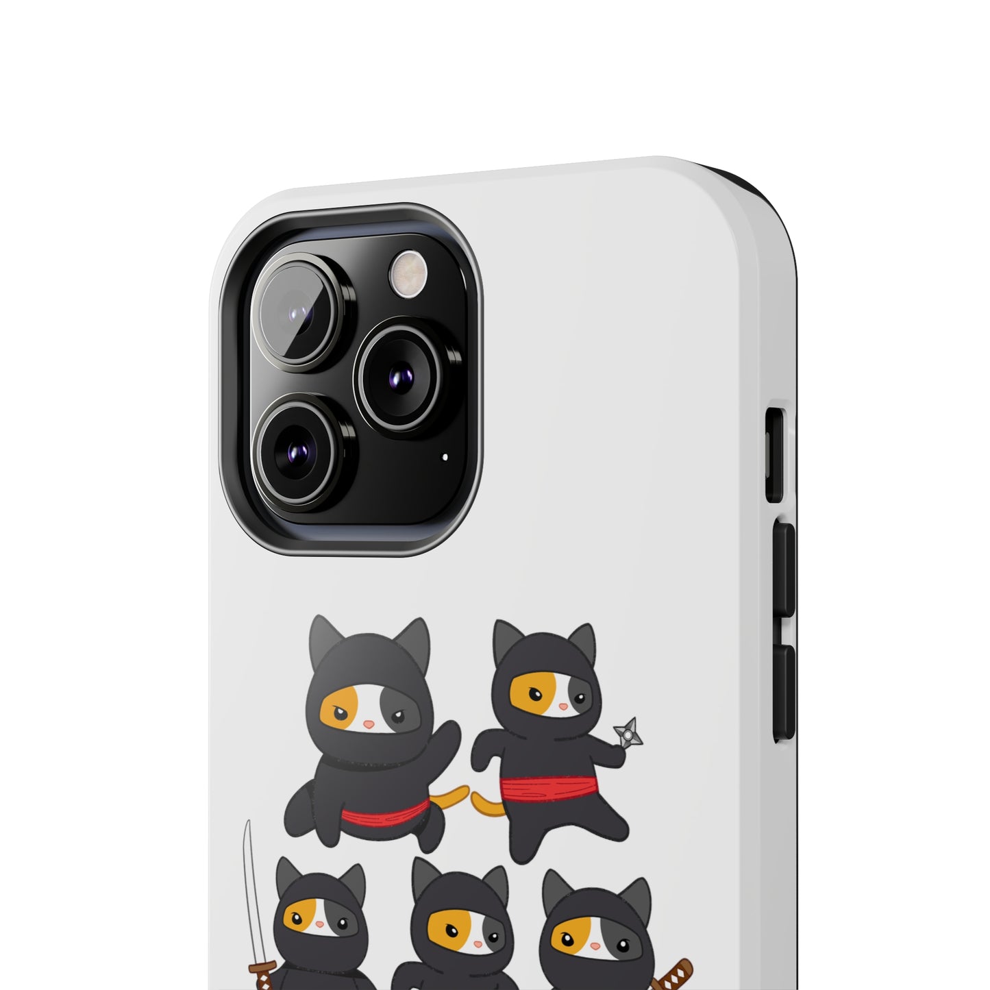 Funny Cat iPhone case for Cat Lover gift for Cat Mom gift Funny Cat Phone Case NINJA CATS Case
