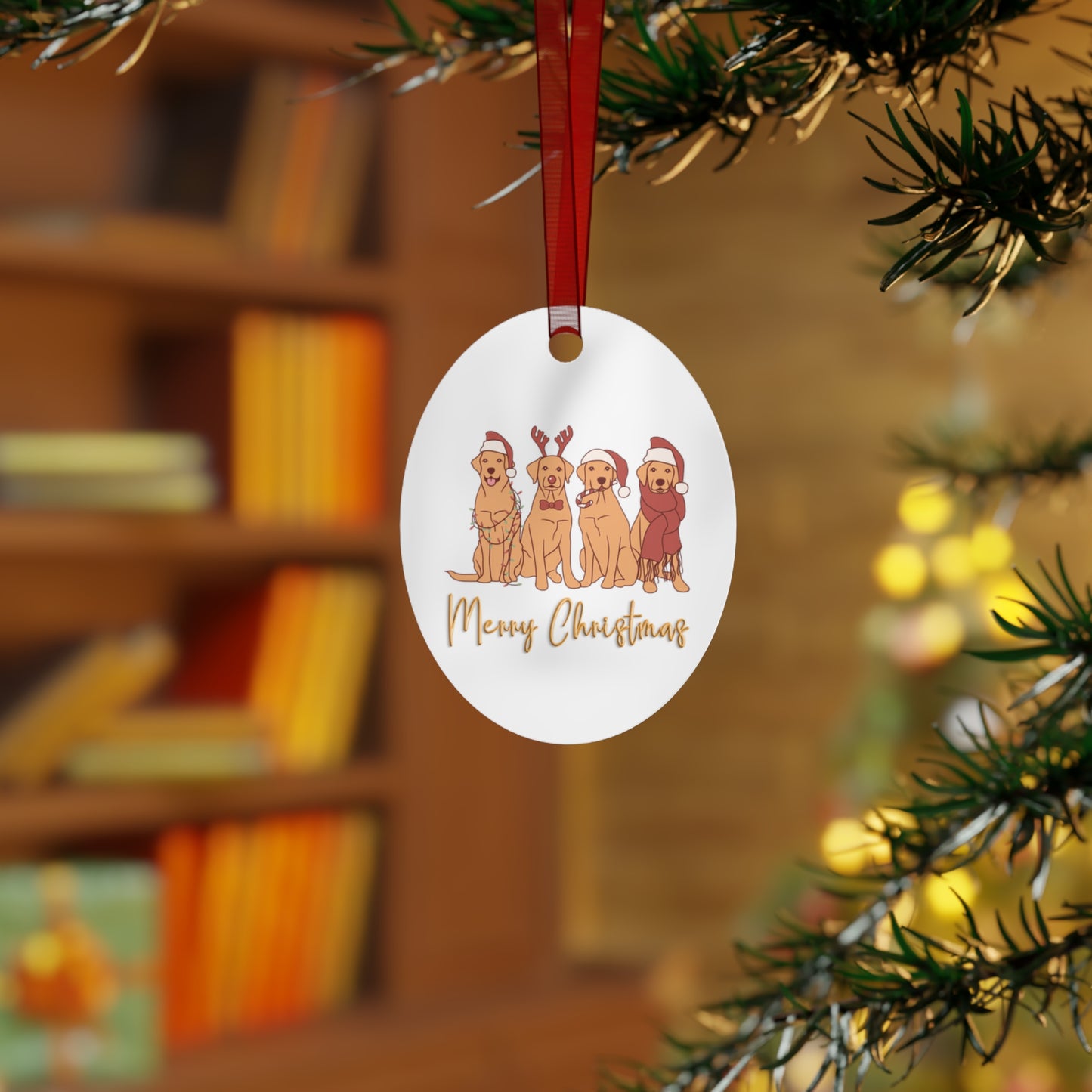 Golden Retriever Ornament for Christmas Dog Ornaments for Golden retriever gift for Dog Mom gifts for Christmas Dog presents for Her
