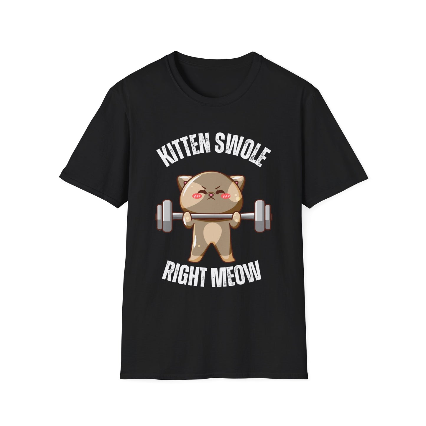 Funny Workout T-Shirt for Cat Lover gift for Gym Lover T Shirt, Funny Cat Shirt for Fitness Lover gift for Cat Lovers KITTEN Swole