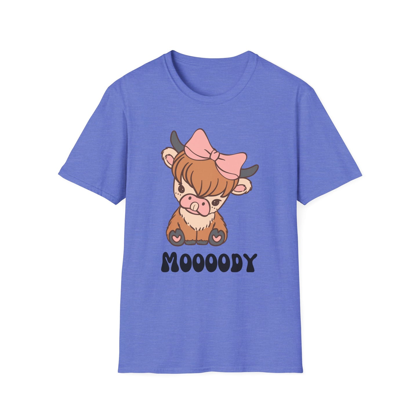 Highland Cow Shirt Funny Moody Cow Themed Shirts for Cow Lover gifts for Farmer gift Funny Cow T-shirt for Cow Theme T Shirt