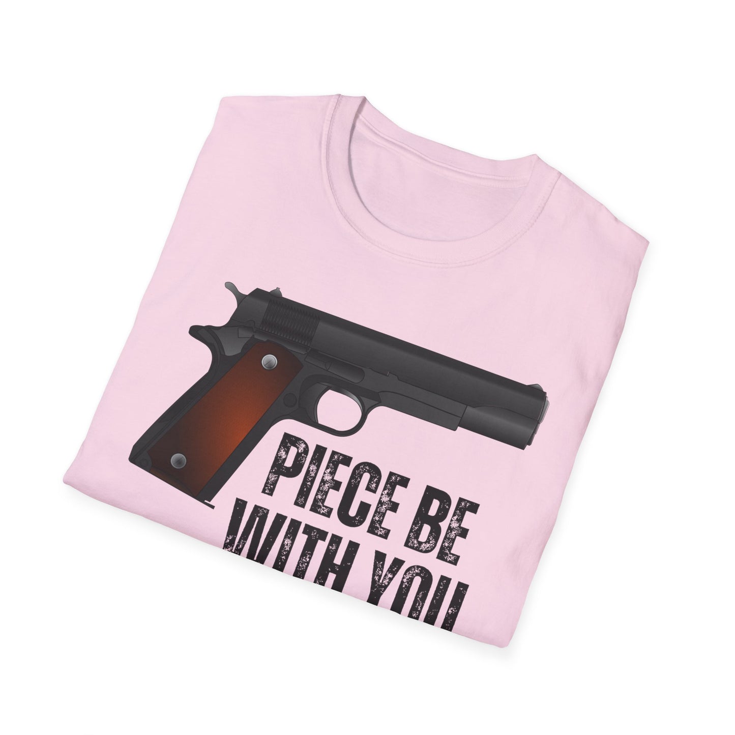 Piece Be With You T-shirts Pistol T Shirt - Funny Shirt for Gun Enthusiast gift for Gun Lover gift for Pro Gun T-shirt for Him - Gifts for Dad - Gift for Him