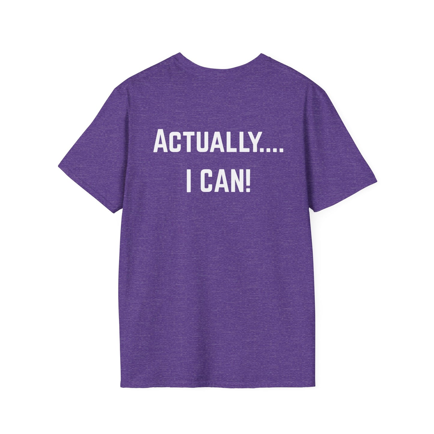 Positive Workout Tee Actually I Can T-shirt Fitness Motivation Gym Clothes for Fitness Lover gift Inspirational Gym Shirt Activewear Top
