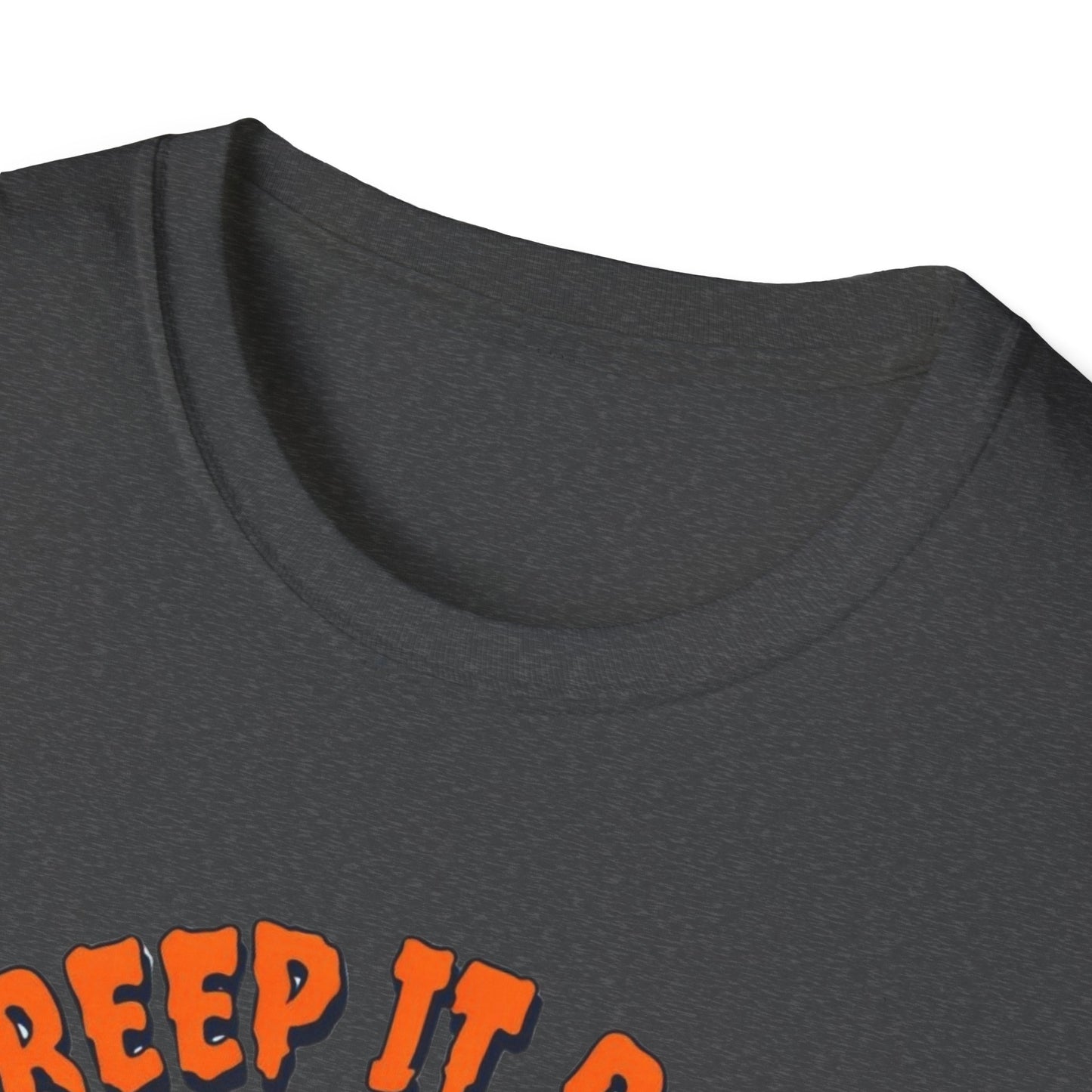 Creep It Real Tshirt Halloween T-shirt Ghost Skateboarding Shirt Halloween T Shirt for Skater gift for Cat Lover gifts Cat Halloween T-shirt