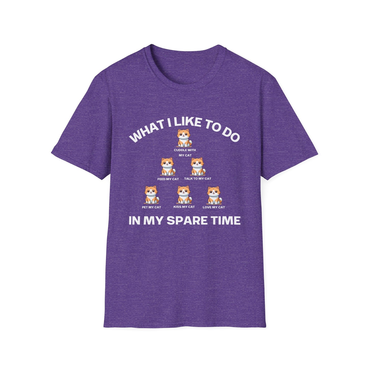 Cat Enthusiast Shirt What I Like To Do In My Spare Time Funny Cats T-shirt for Cat Lovers gifts for Kitty Lover gift Cat Lady Cat Dad Shirts
