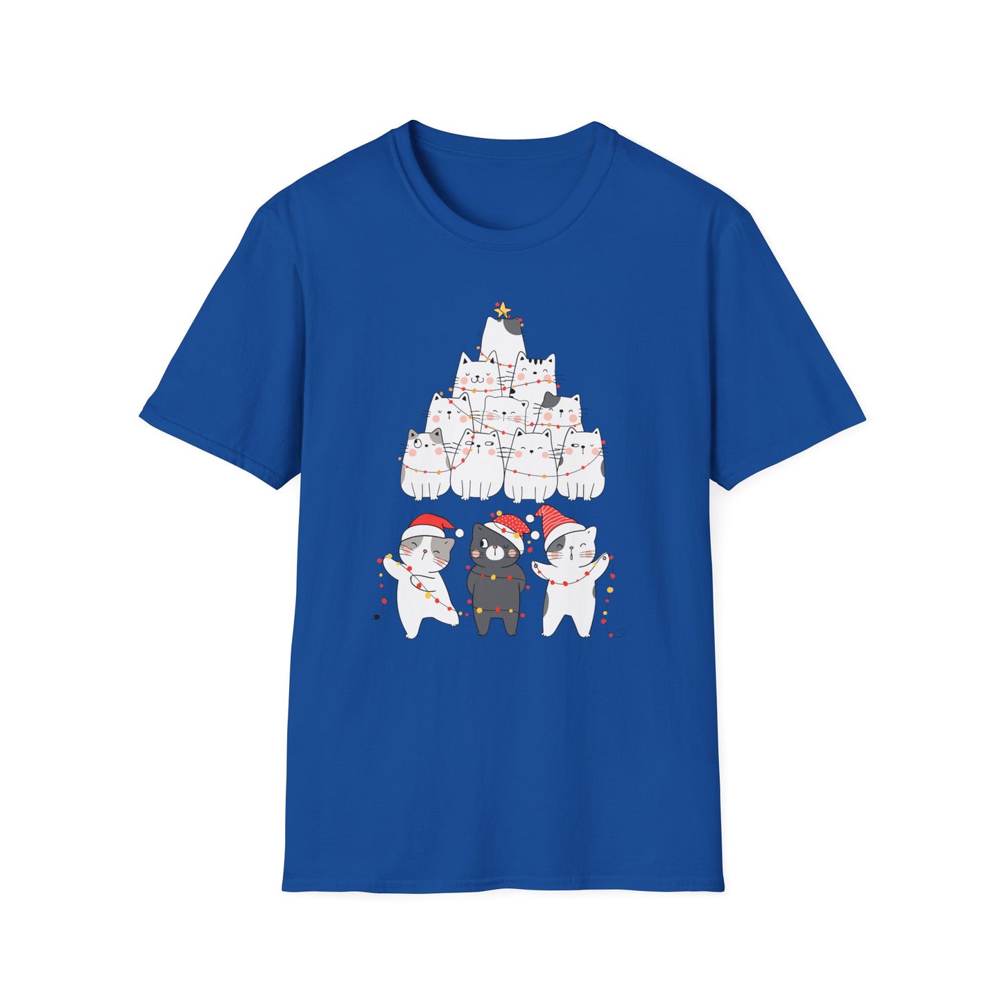 Christmas Lights Shirt for Christmas Party gift for Cat Christmas Presents for Cat Lovers gift for Christmas Funny Shirts Funny Christmas