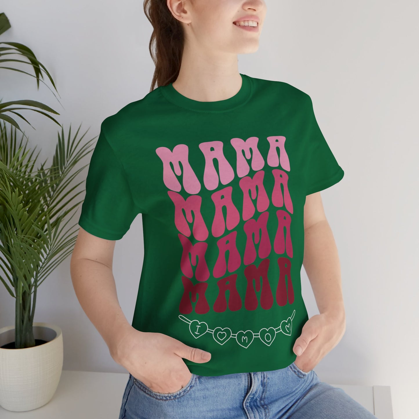 MAMA T Shirt Groovy Moms T-shirts for Mom gifts for Mothers Day gift for Her Cute Momma Shirts Mommy T Shirts Mom is the best