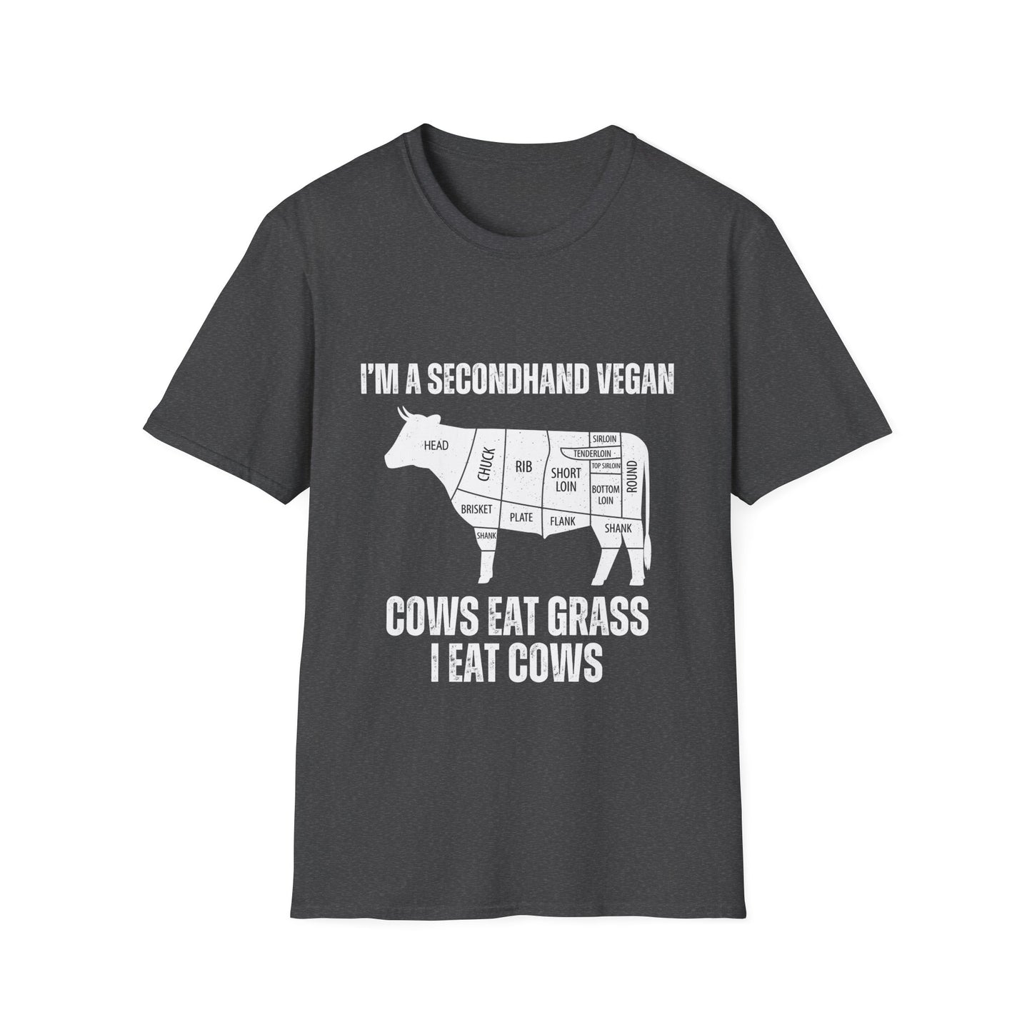 Funny Shirt for Meat Lover gift for Carnivore gift for Valentines Day gift for Him - Meat T-shirt - Funny T shirt for Her - Secondhand Vegan