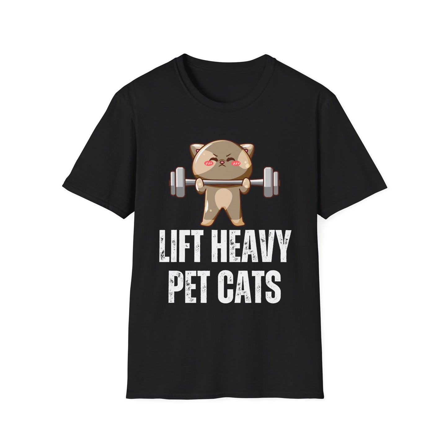 Funny Cat Lifting Weights T Shirt for Cat Lovers gift for Fitness Lover gift for Her Lift Heavy Pet CATS T-shirt Funny Cat Shirt Him gifts