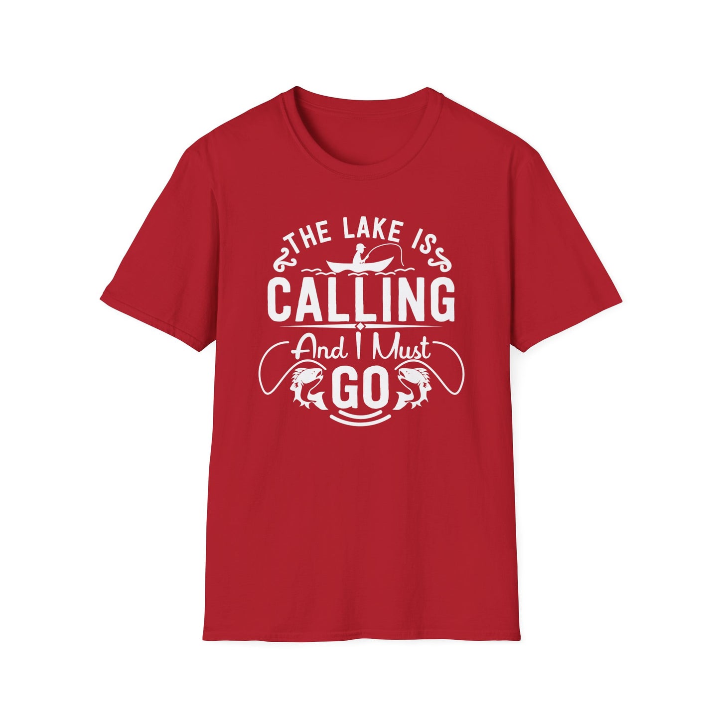 Fishing Shirt for Hunting gifts for Christmas present for Hunter gift Hunting T Shirt Fisher T-shirts for Fishing gifts The Lake is Calling