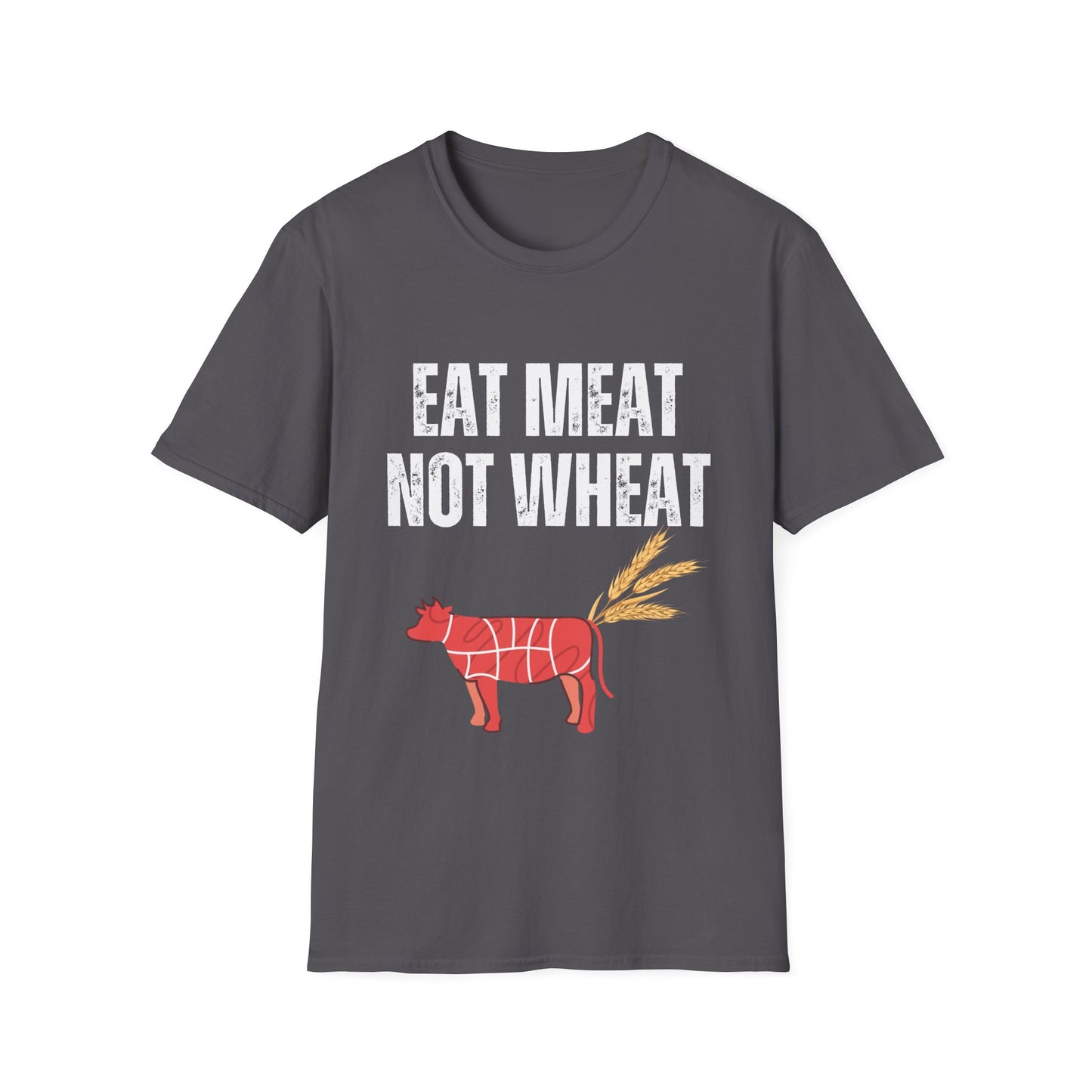Funny Meat Shirt for Meat Lover gift for Carnivore T-shirt, Funny Meat T Shirt for Meat Lovers Tee EAT MEAT Not WHEAT