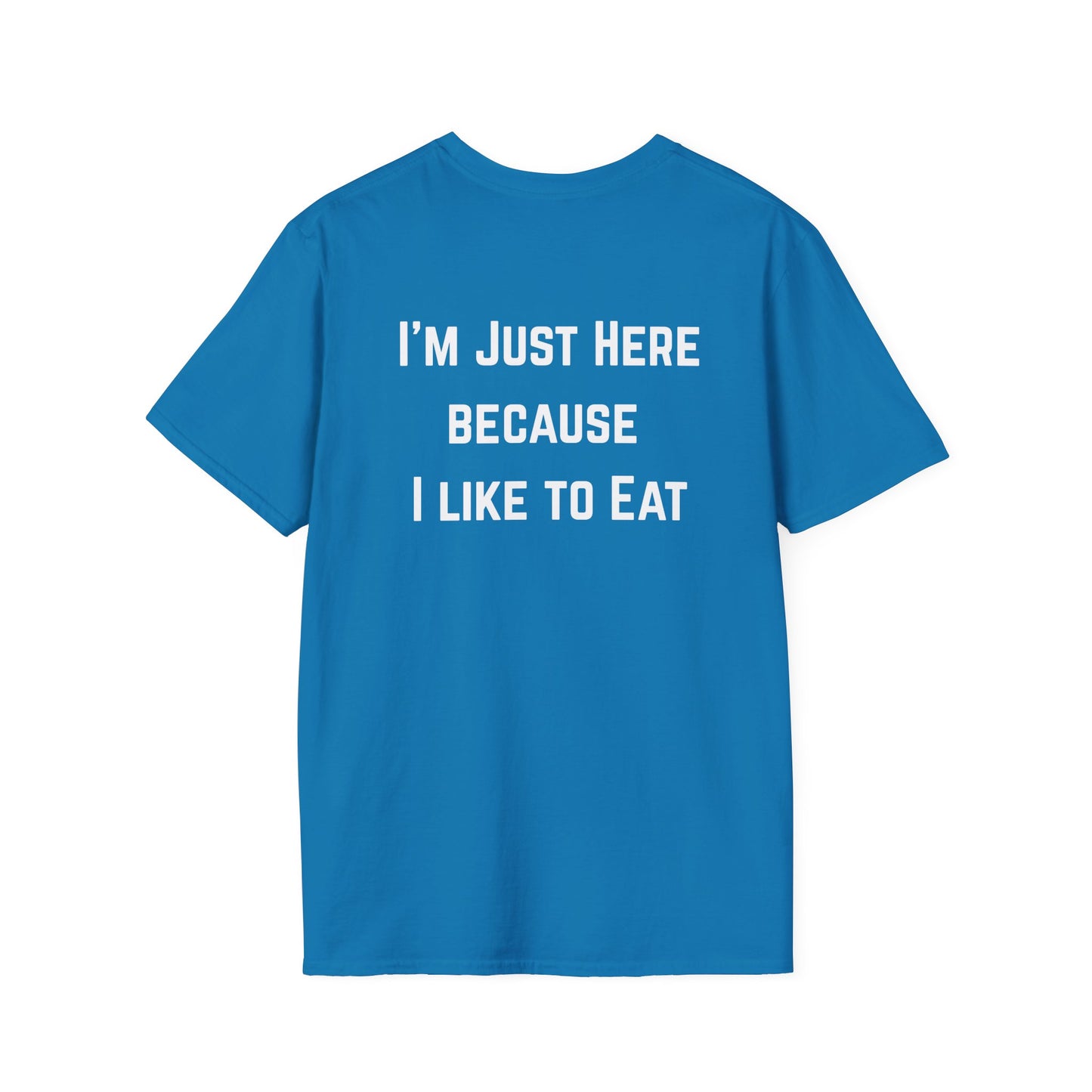 Workout Top for Gym gifts for Gym Girl T-shirt I'm Just Here Because I Like to Eat T-shirt Fitness Tees Workout Tee Shirts for him gifts