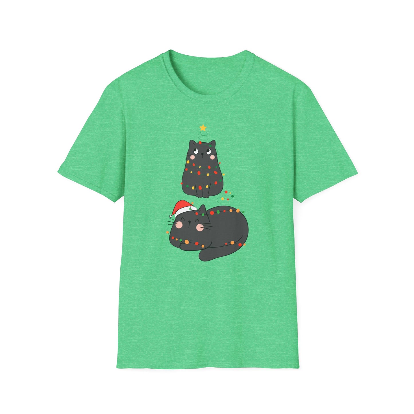 Comfy Cat Shirt for Christmas gift for Cat Lovers T-shirt for Cats Mom gifts for Friends Birthday presents for Cat Enthusiast Tshirts Her