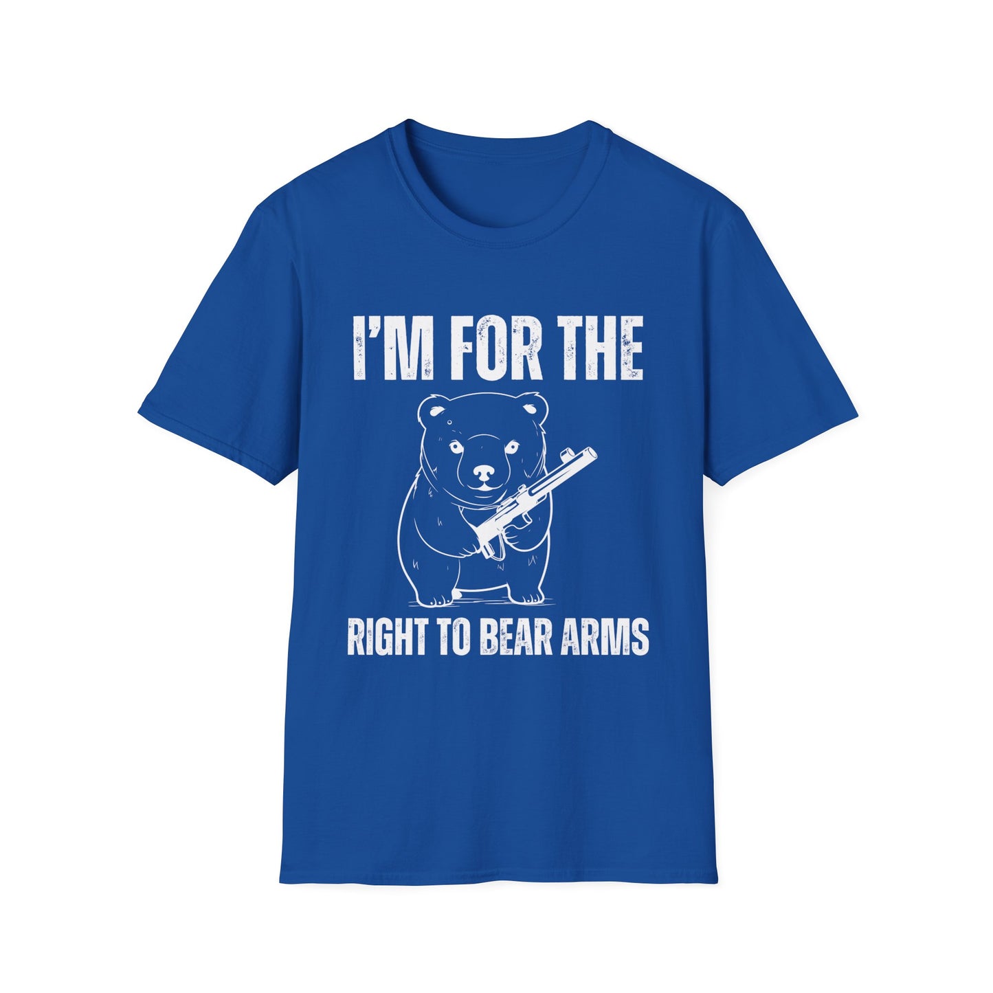 I'm For The Right To Bear Arms Gun Pun T Shirt Second Amendment Shirt for Gun Lover gifts for Hunting gift for Hunter gifts for him - Patriotic Tee - Gun Tees - Gun gift - Gun top