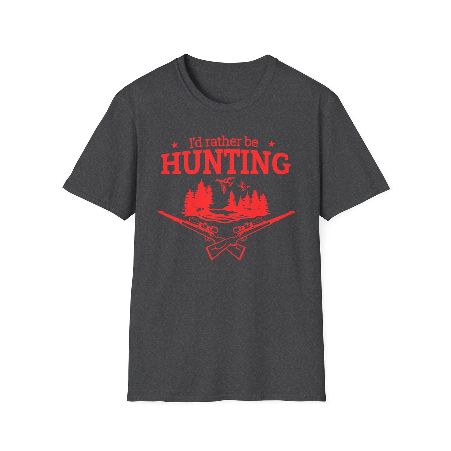 Hunting Shirt for Hunter gift for Christmas presents for Hunting TShirts Outdoors presents for Christmas him I'd Rather Be Hunting T-shirts