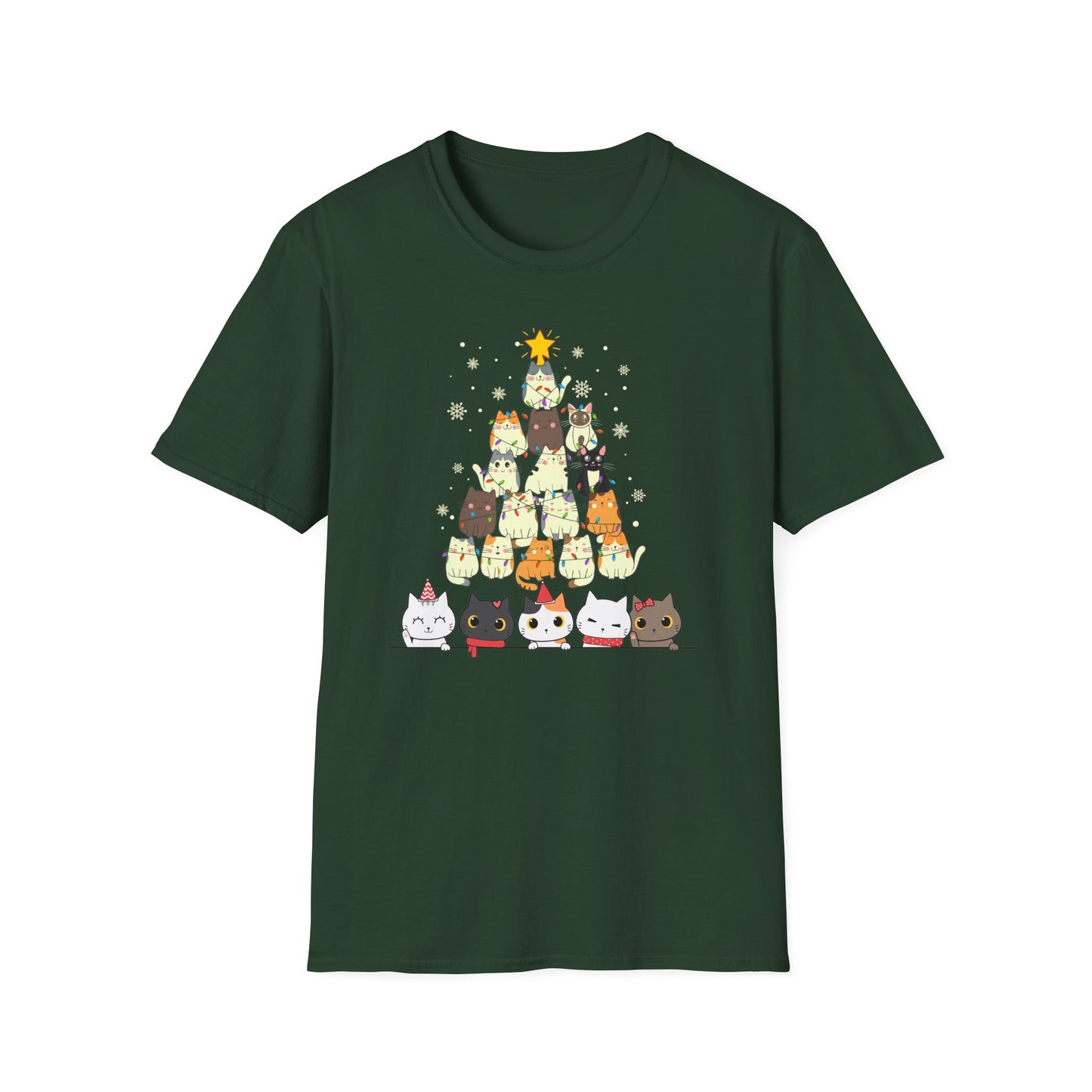 Christmas T Shirt for Kitty Mom gifts for Cat Moms T-shirts for Christmas Tee Shirt for Cat Lover gifts for Her gift for Women's Christmas