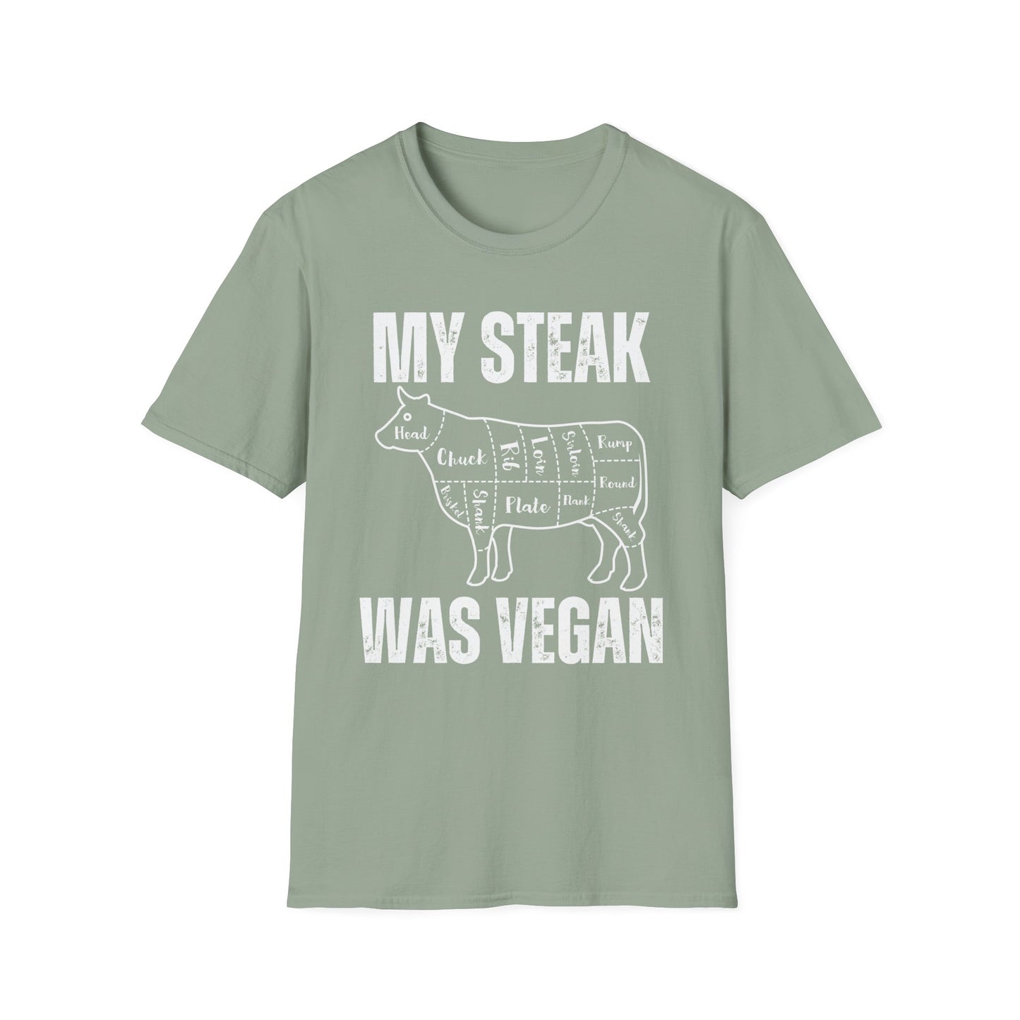 Funny T-shirt for Steak Lover gift for Meat Lover Shirt for Carnivore T Shirt My Steak Was Vegan Tee, Second Hand Vegan