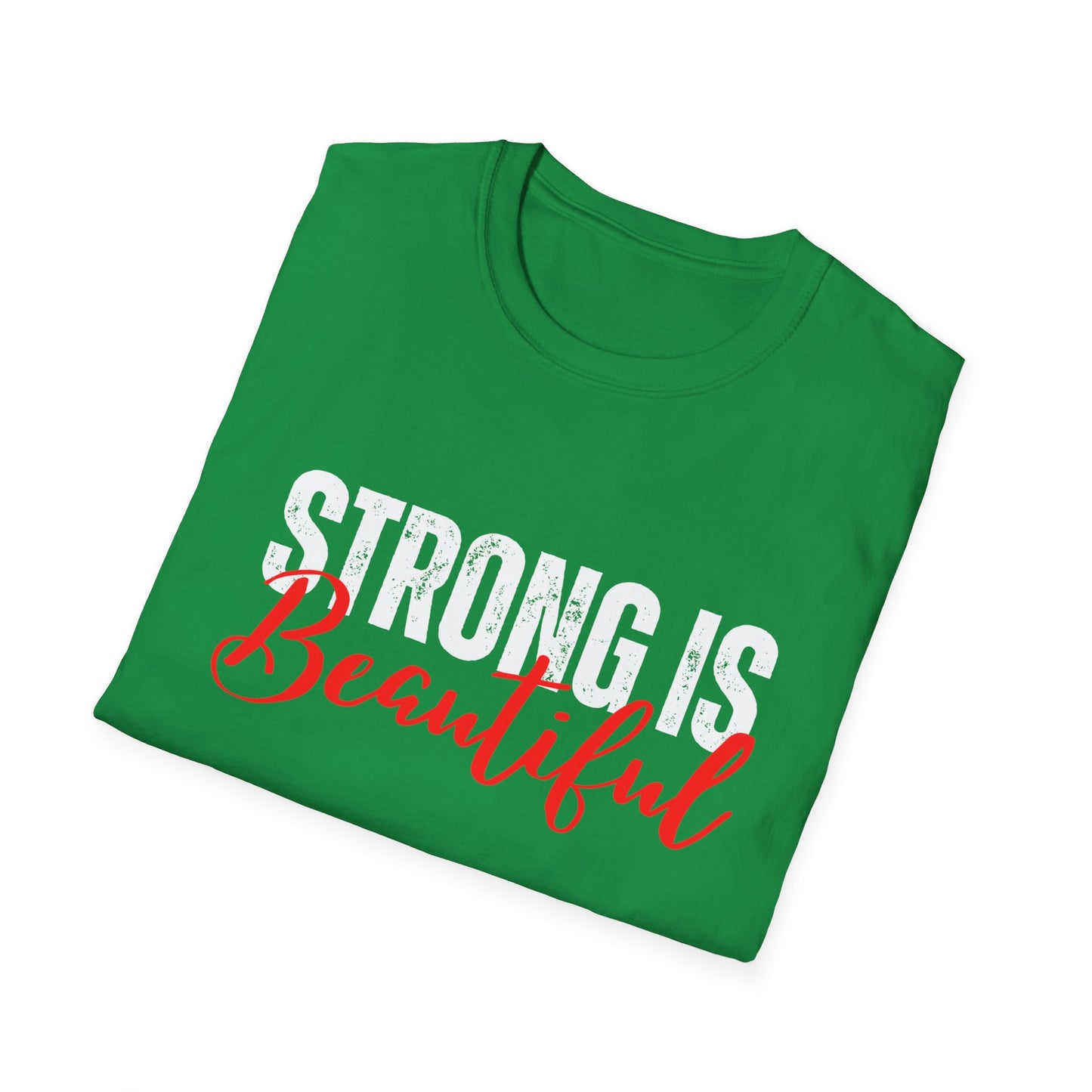 Strong is Beautiful Workout Shirt for Fitness Lover gift for Gym T-shirt for Workout Lover gift for Her Weightlifting Tee Powerlifting