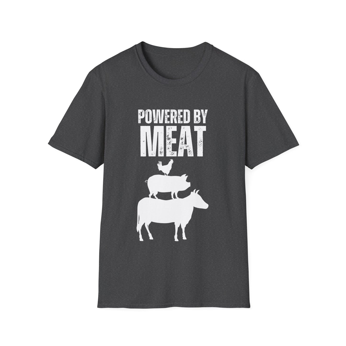 Funny Meat Lover T-shirt for Meat Lovers Gift for Carnivore Diet T Shirt Keto Shirt POWERED by MEAT