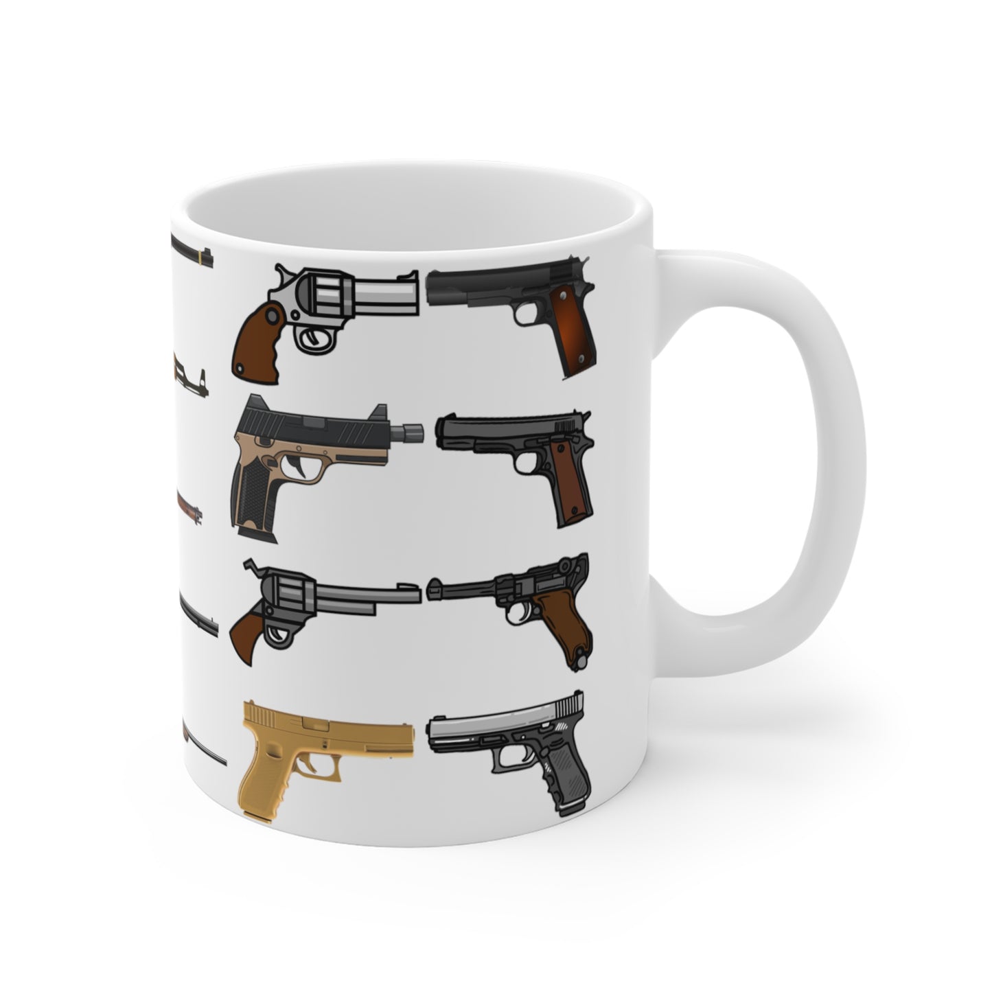 Gun Mugs for Gun Lovers gift for Husband gifts for Republican gifts for Him - Gun Mug - I Wanted More Guns But.... 11 oz gun coffee mug