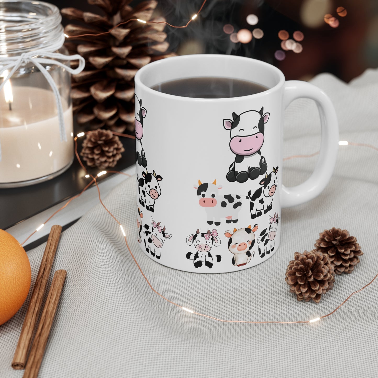 Funny Cow Mug for Cow Lover gifts for Rancher Mugs Cow Mugs for Carnivore gift Cute Cow Coffee Mugs for Mothers Day gift for Mom or Grandma