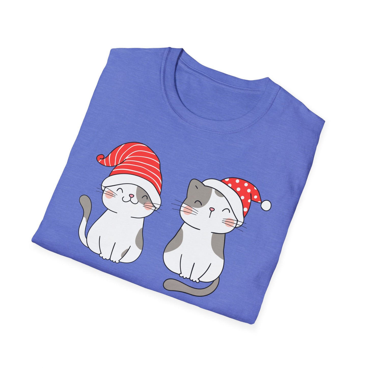 Cute cat Shirt for Christmas presents for Cat Lover gift for Women Shirts for Christmas part T Shirts Funny Kitty T-shirt for Her gifts
