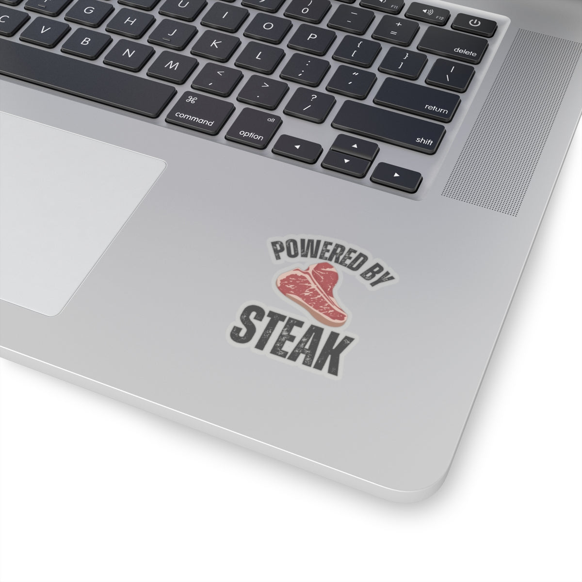 Powered by Steak Meat Lover sticker for Meat Lovers gifts Carnivore Diet sticker for Grilling gift for BBQ Barbecue Steak Lover gift