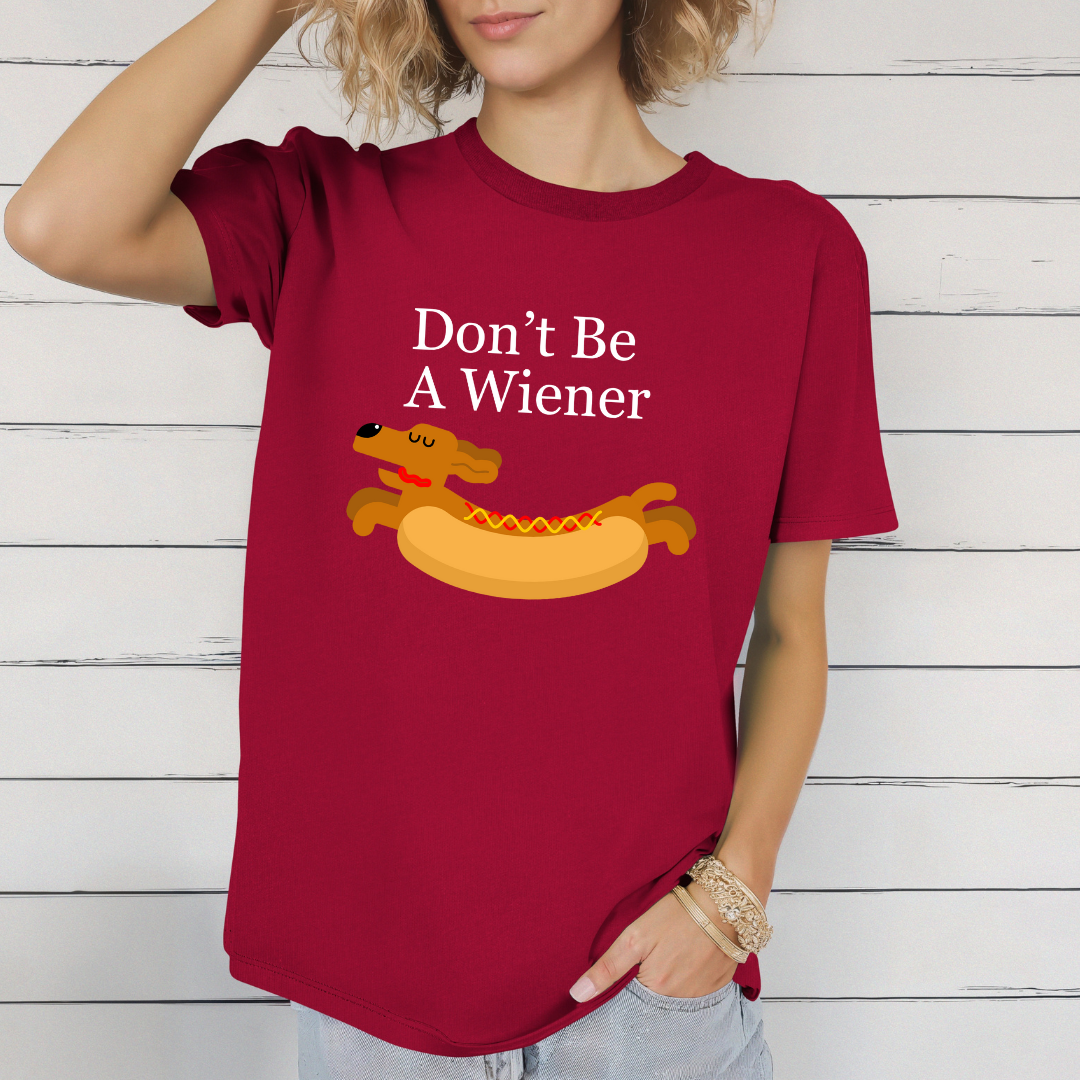 Weiner Dog Pun Shirt Dachshund Joke T Shirts for Dog Dad gifts for Men present for Christmas Funny Dog T-shirt Funny Weiner Dog Saying