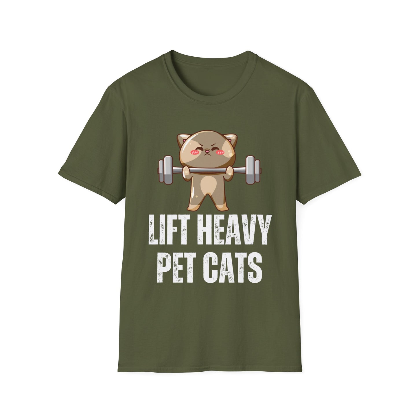 Funny Cat Lifting Weights T Shirt for Cat Lovers gift for Fitness Lover gift for Her Lift Heavy Pet CATS T-shirt Funny Cat Shirt Him gifts