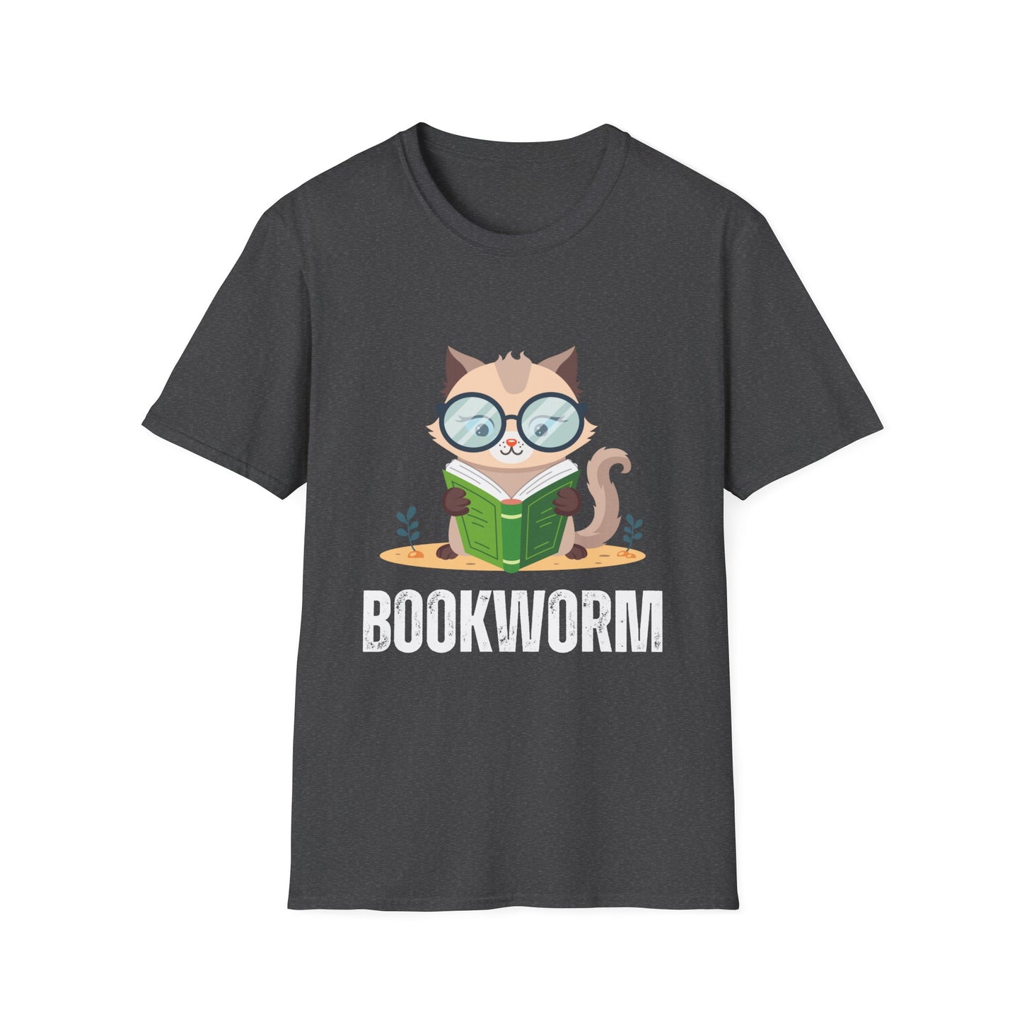 BookWorm T-Shirt for Book Lover gift for Reading Lover gift for Cat Lover gift for Bookworm gift for Cat Lover T Shirt - Cat Reading