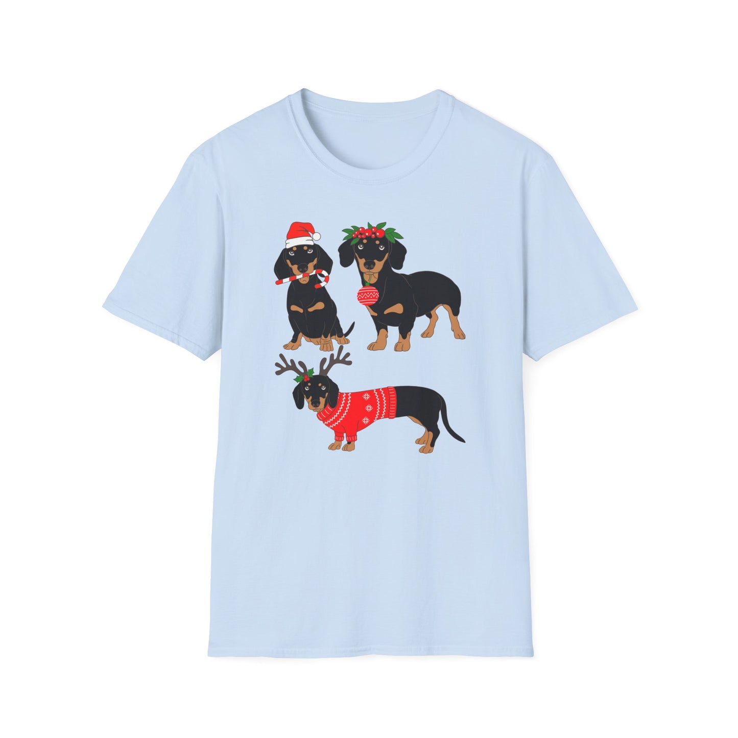 Dachshund Tshirt for Christmas present for Dog Lover gift for Dachshund Mom gifts Cute Weiner Dog Tshirt for Women's Christmas gifts