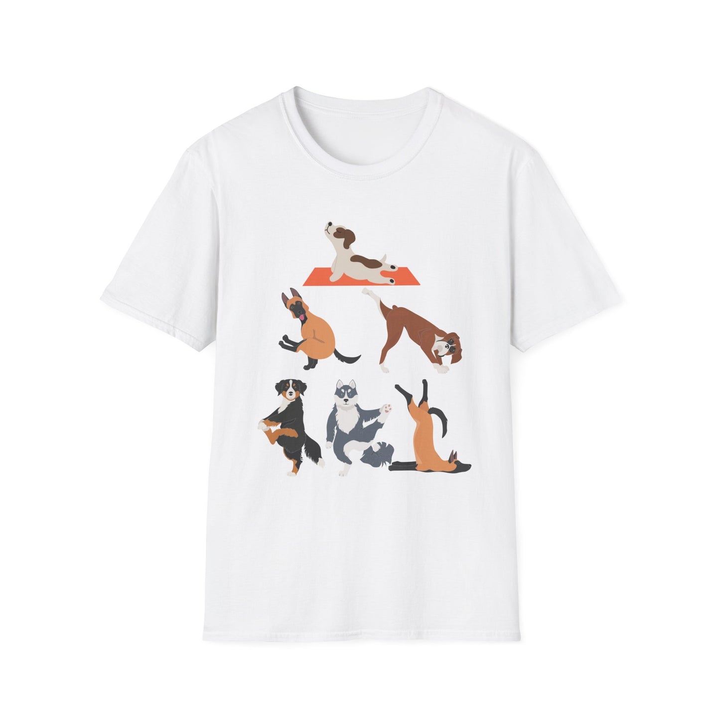Yoga Dogs T-shirt Dog Yoga Shirt Funny Dog T-shirt for Dog Lover gift for Yoga Lover Gift Funny Yoga T Shirt Cute Dogs Doing Yoga Shirt